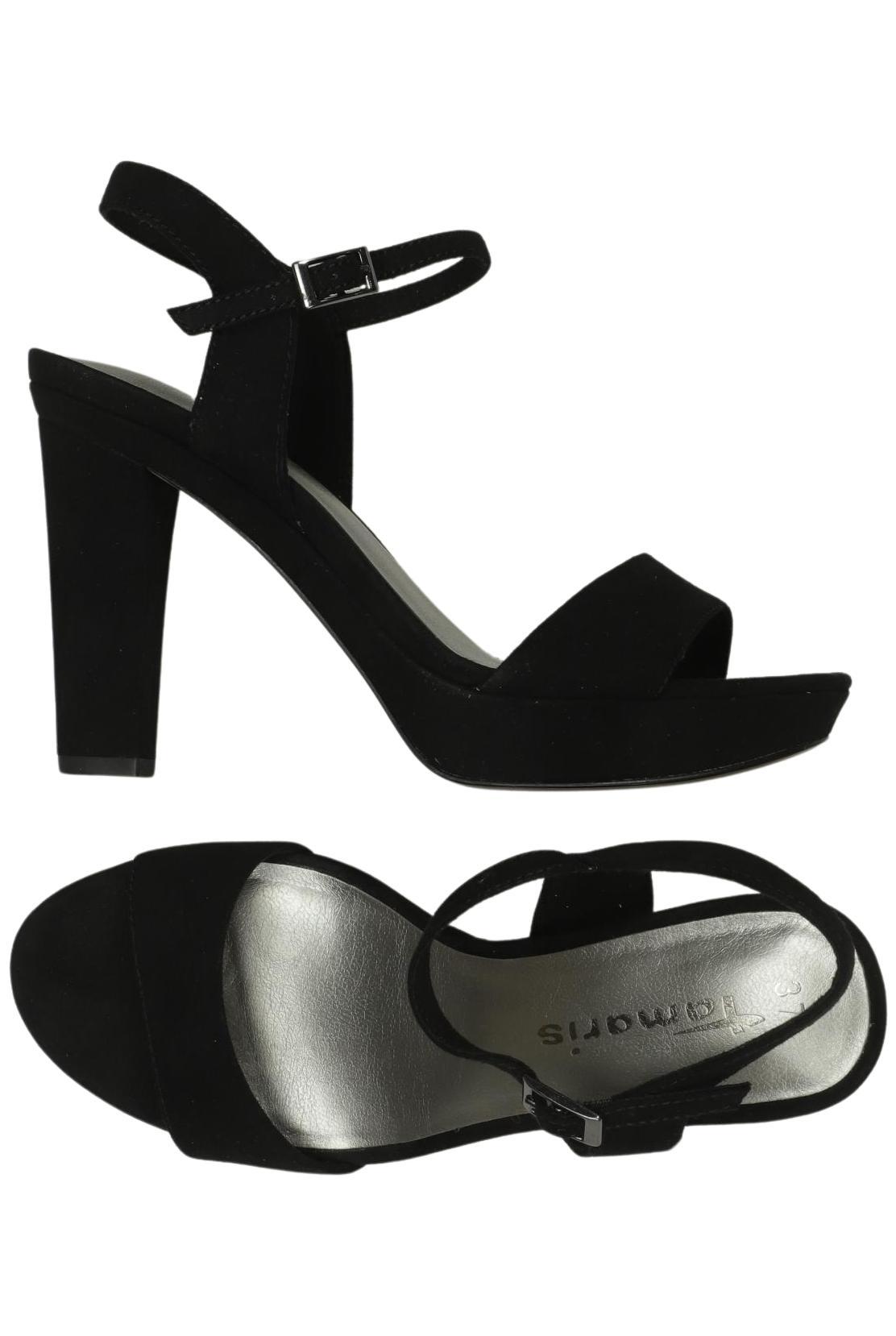 

Tamaris Damen Sandale, schwarz, Gr. 37