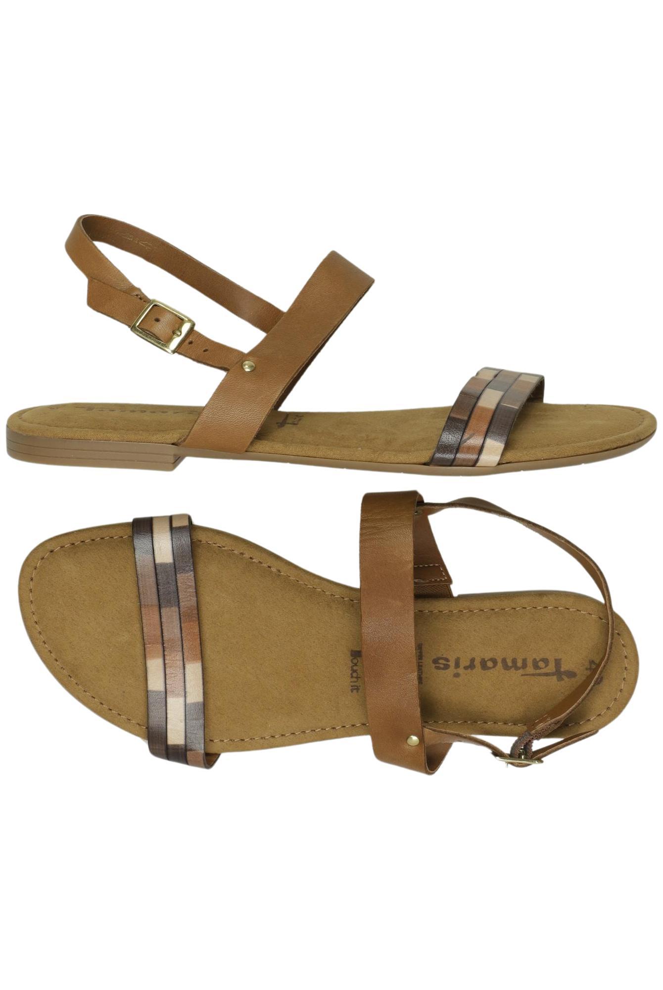 

Tamaris Damen Sandale, braun, Gr. 40
