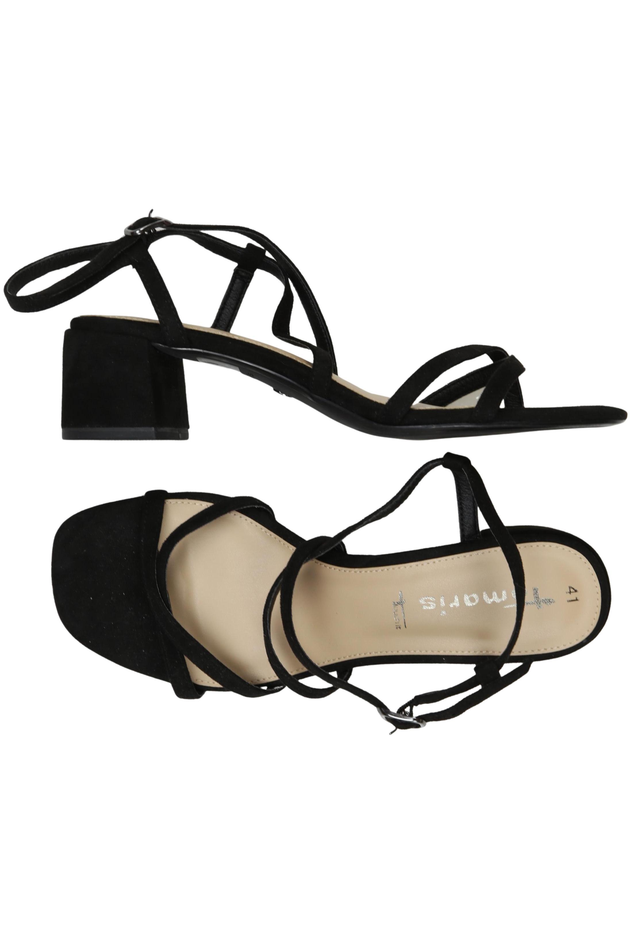 

Tamaris Damen Sandale, schwarz, Gr. 41