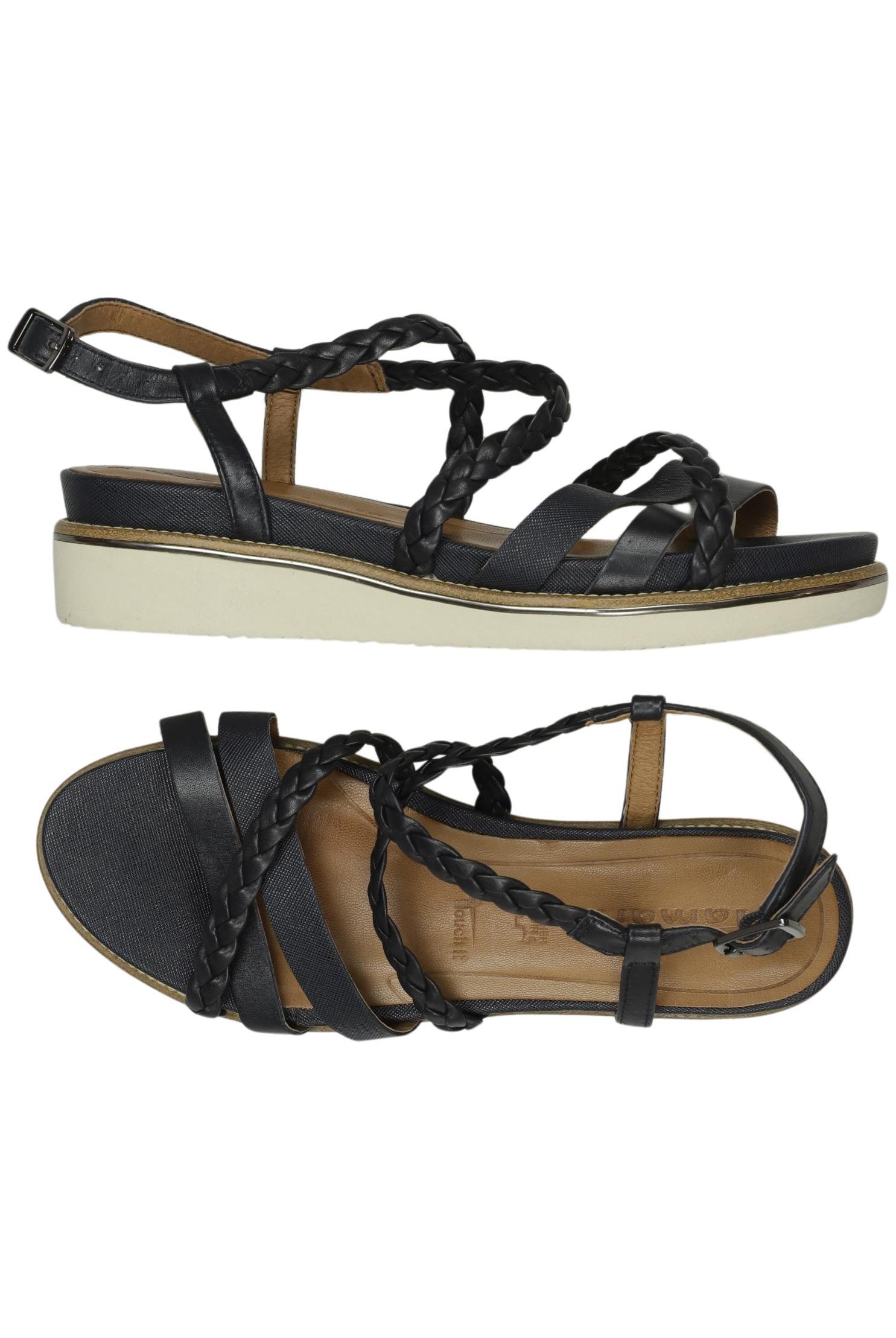 

Tamaris Damen Sandale, schwarz, Gr. 39