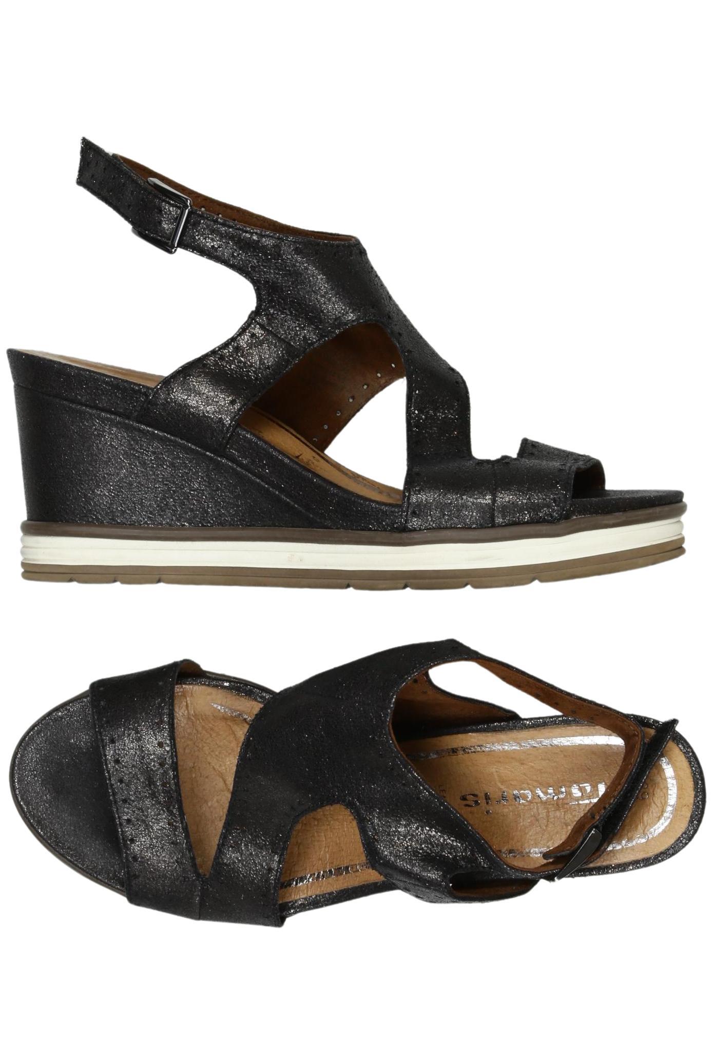 

Tamaris Damen Sandale, schwarz, Gr. 39
