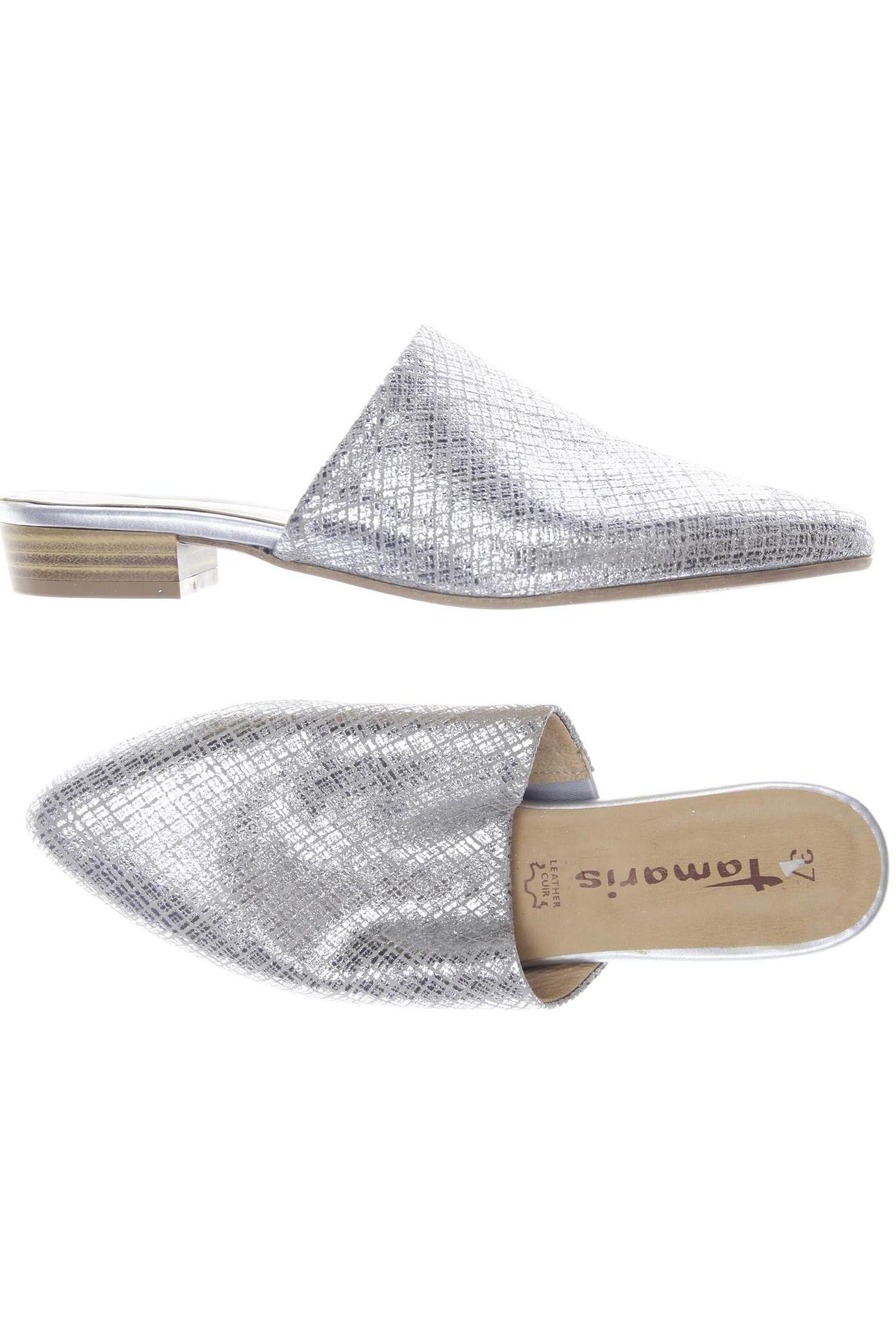 

Tamaris Damen Sandale, silber, Gr. 37