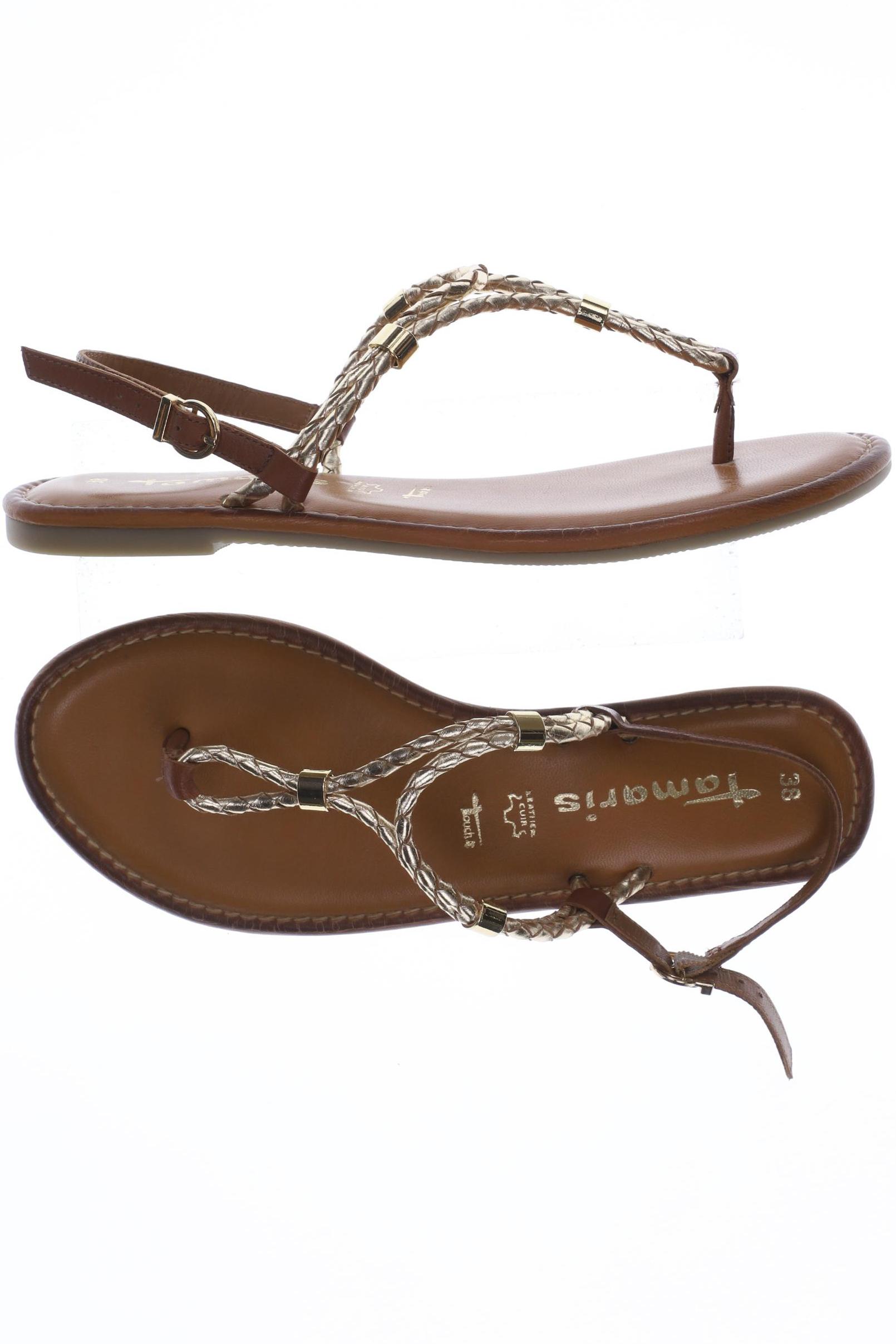 

Tamaris Damen Sandale, braun, Gr. 38