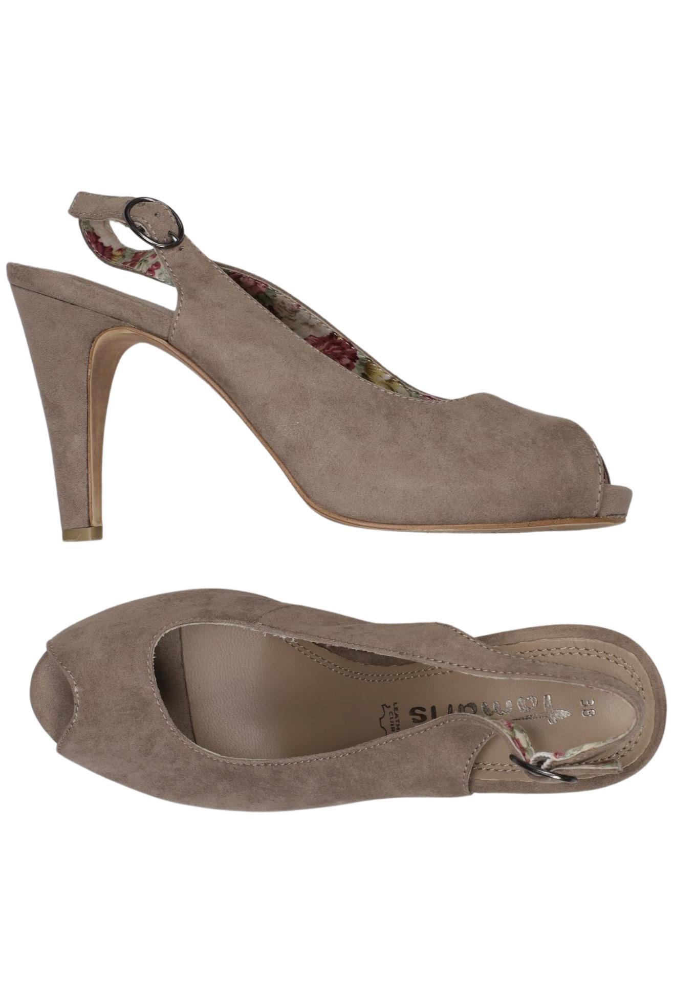 

Tamaris Damen Sandale, beige, Gr. 38