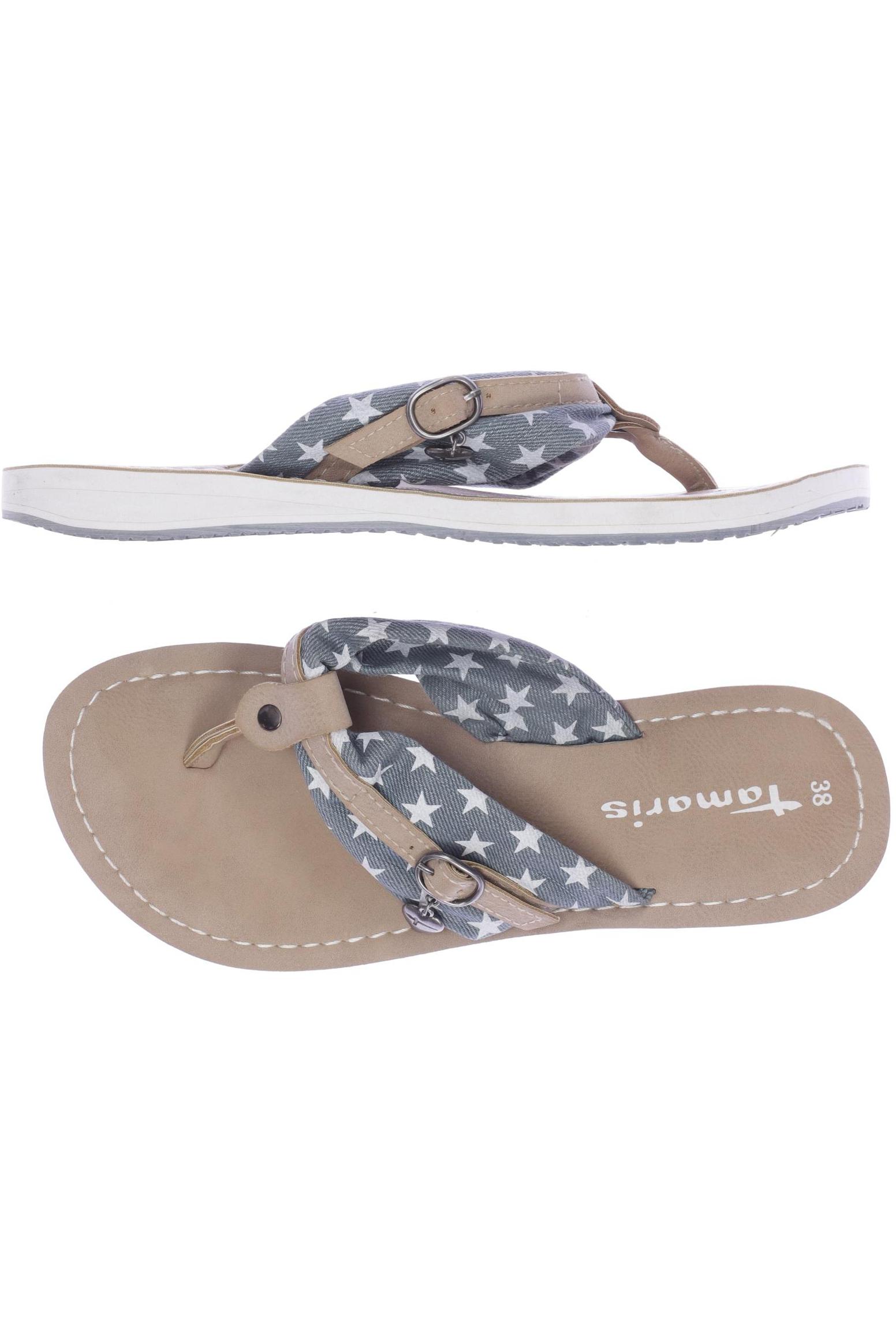 

Tamaris Damen Sandale, blau, Gr. 38