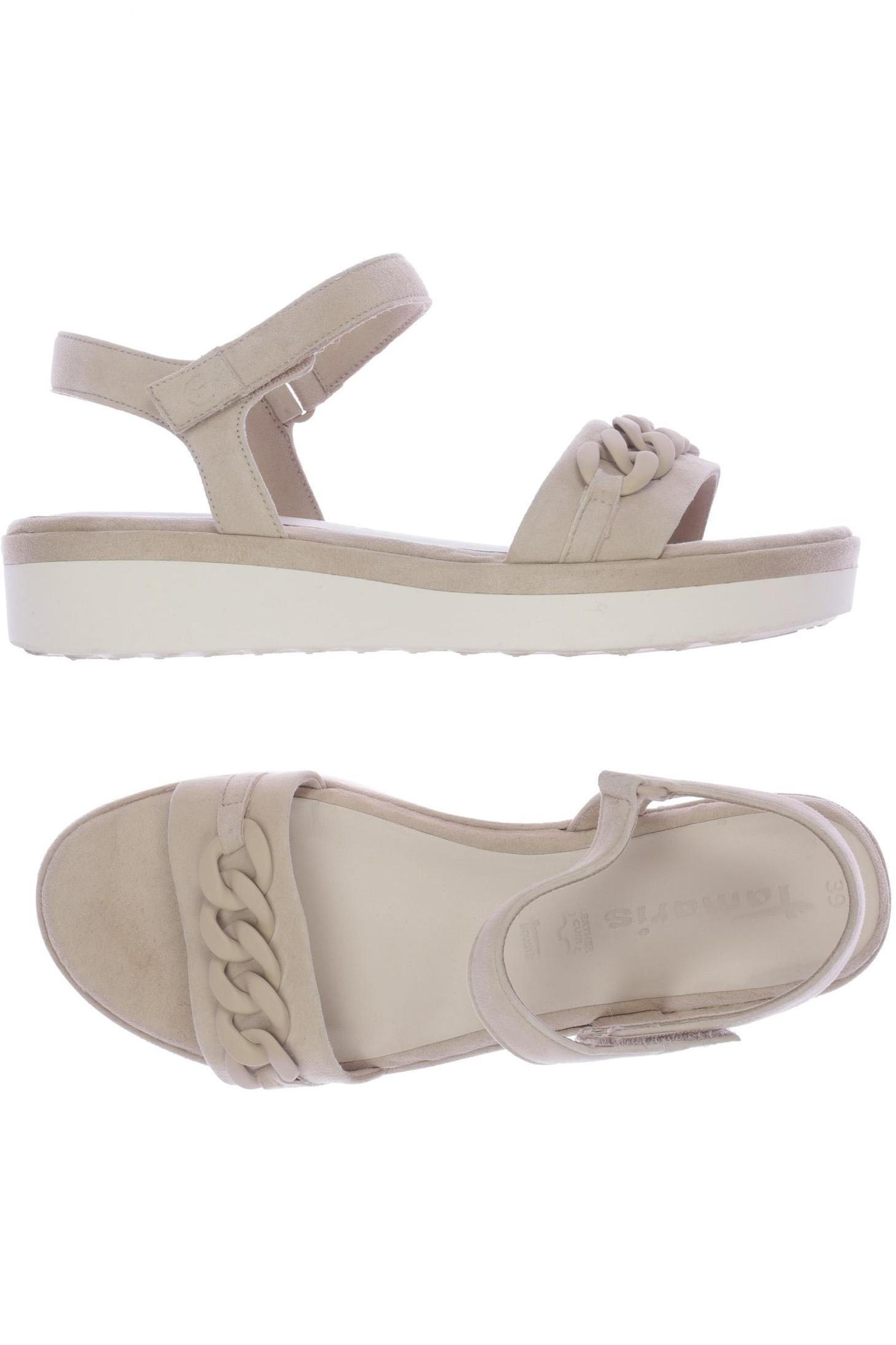 

Tamaris Damen Sandale, beige, Gr. 39