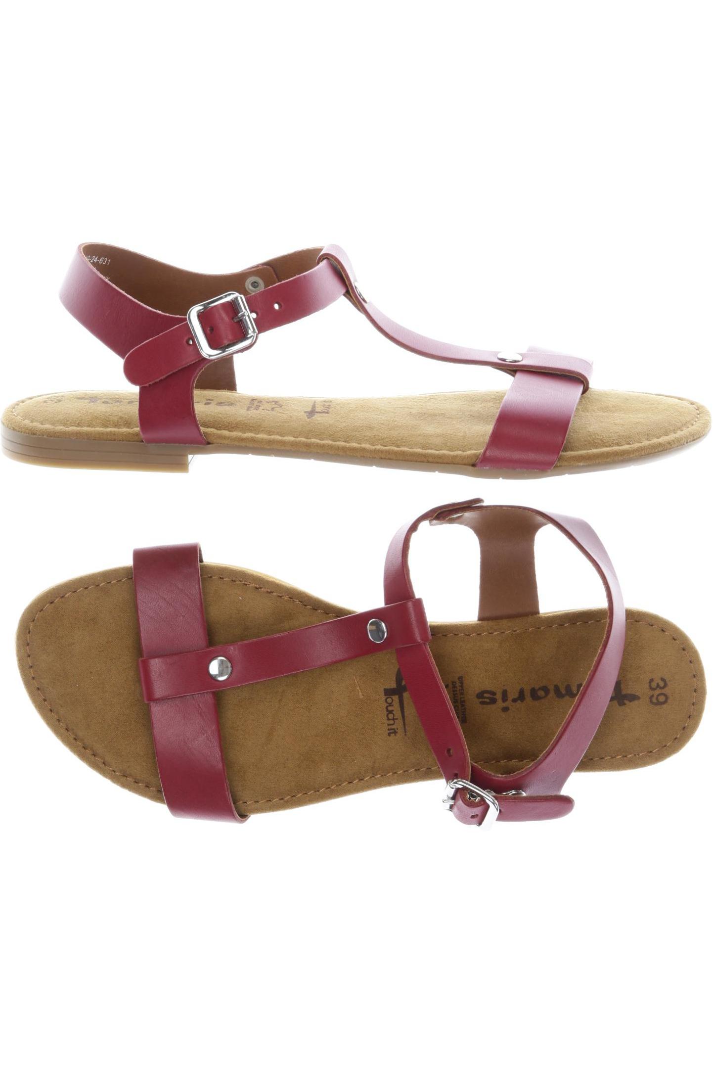 

Tamaris Damen Sandale, rot, Gr. 39