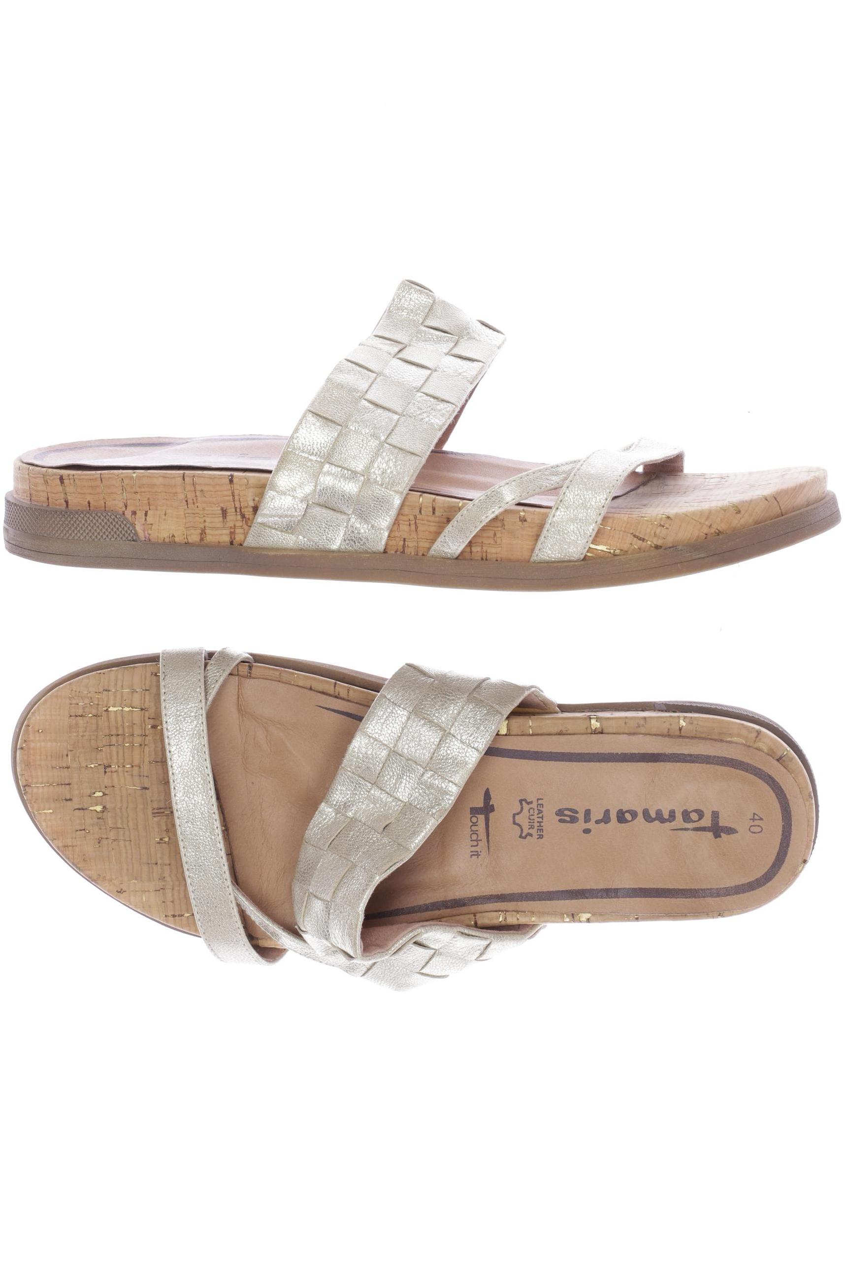 

Tamaris Damen Sandale, gold