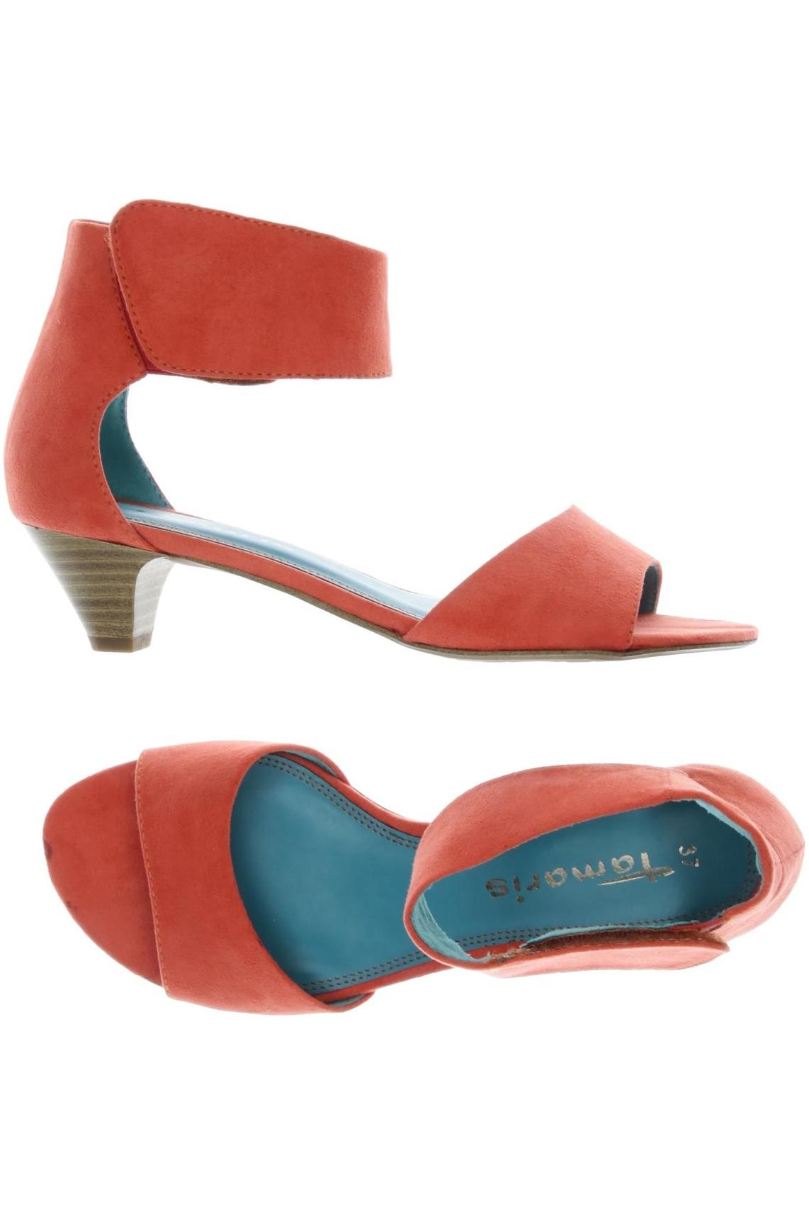 

Tamaris Damen Sandale, orange, Gr. 37