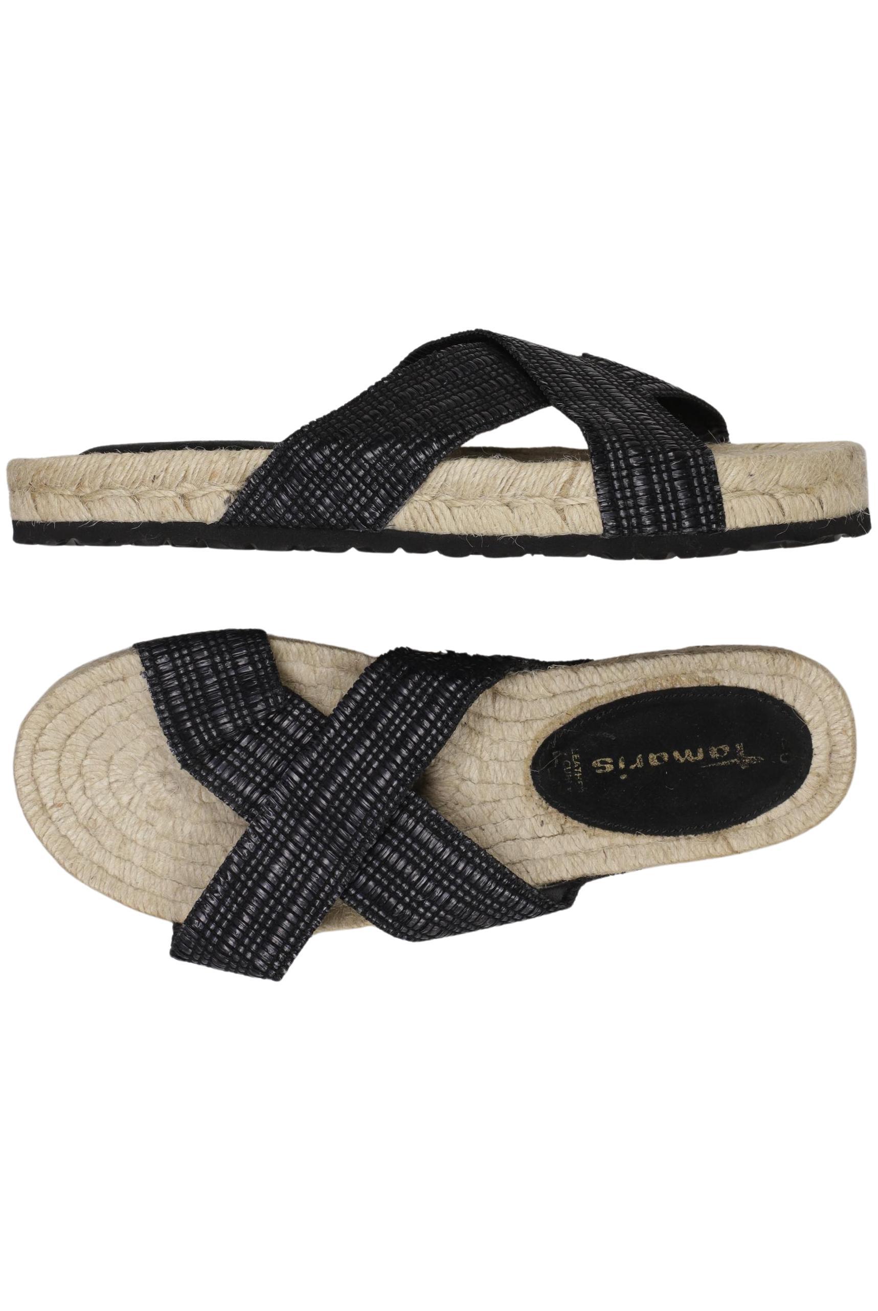 

Tamaris Damen Sandale, schwarz, Gr. 40