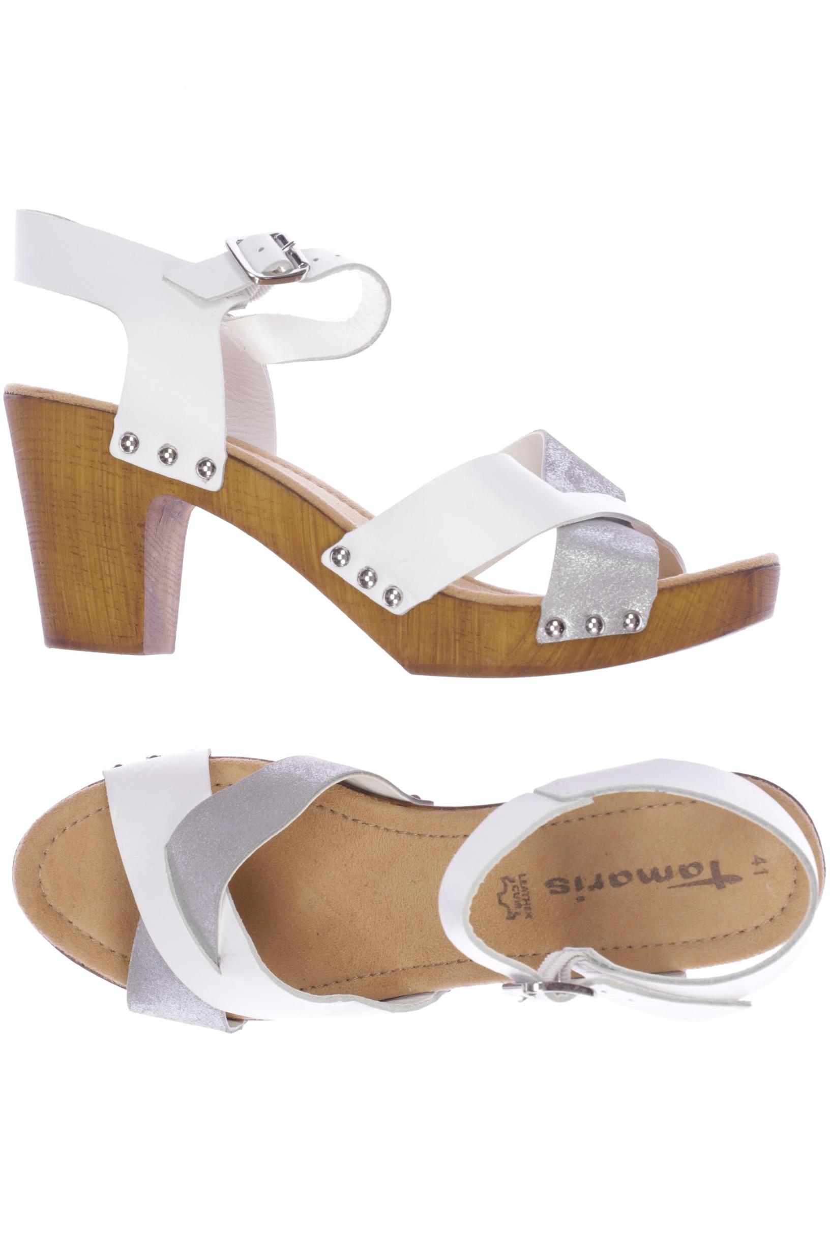 

Tamaris Damen Sandale, weiß, Gr. 41