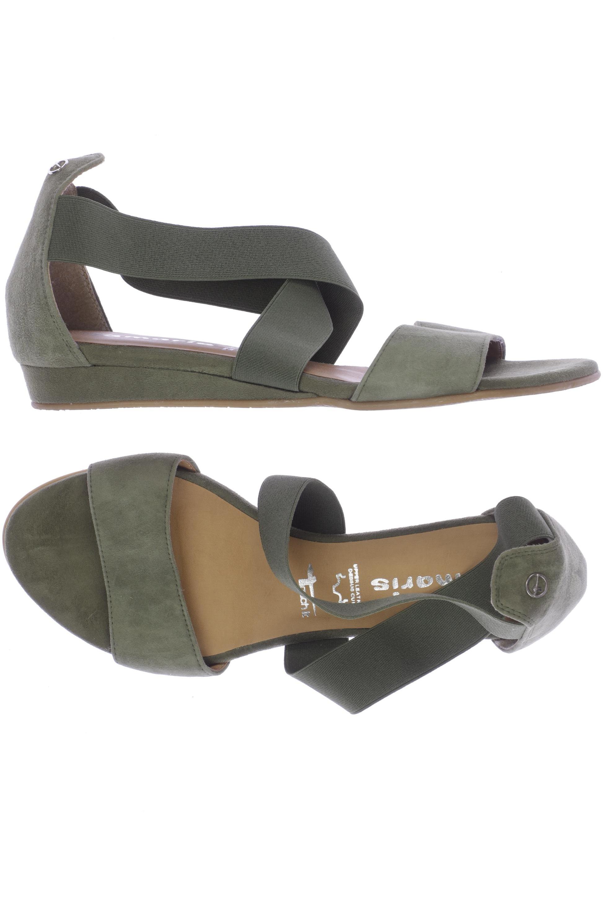 

Tamaris Damen Sandale, grün, Gr. 39