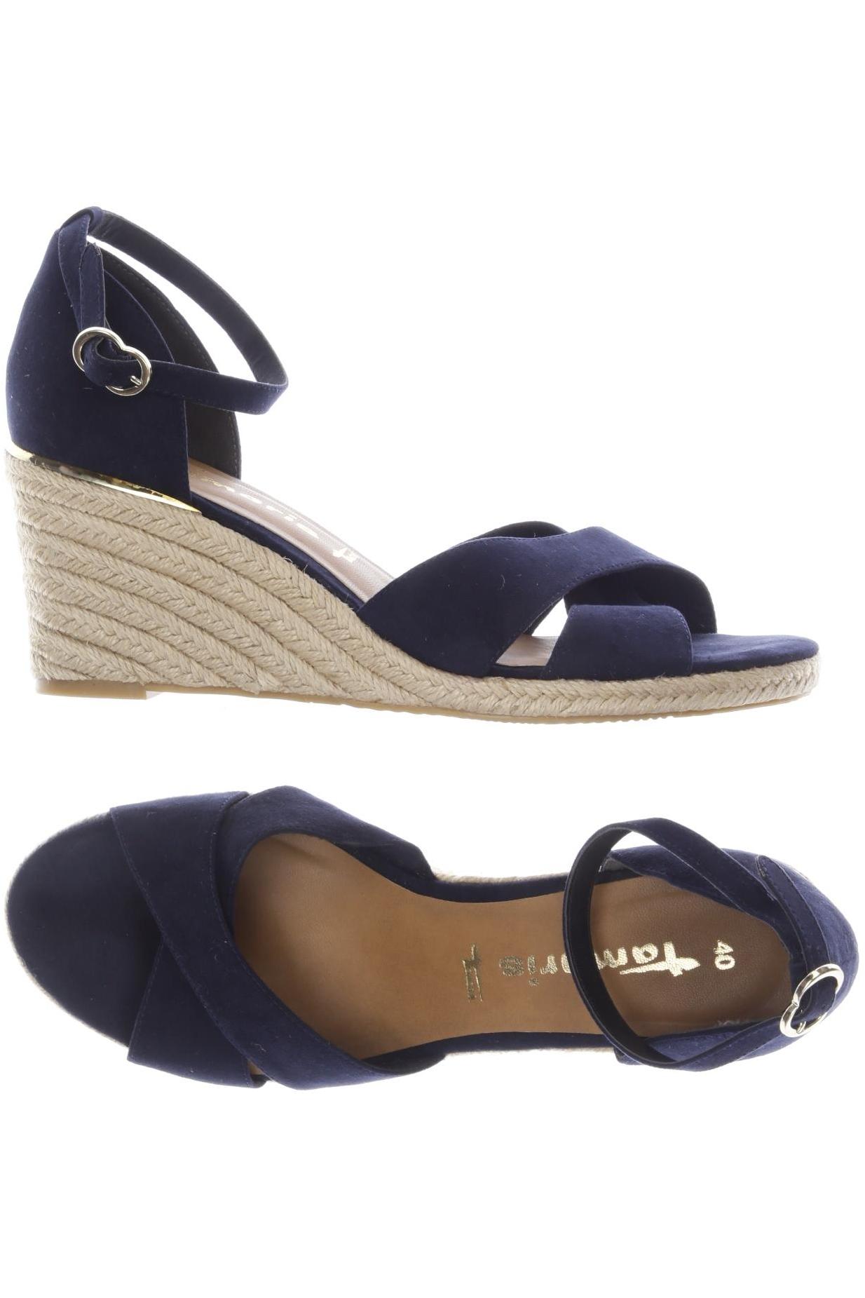 

Tamaris Damen Sandale, marineblau, Gr. 40