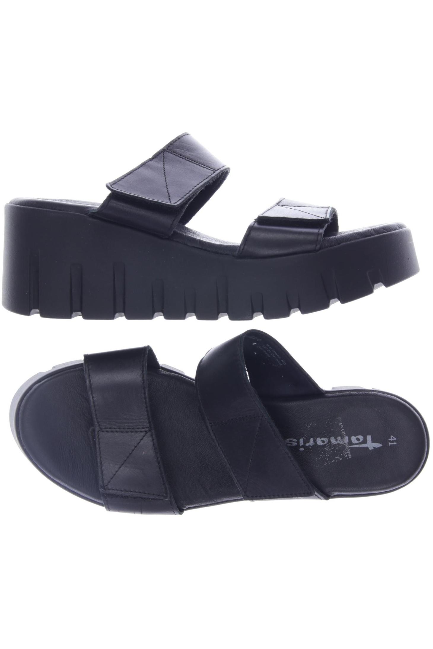 

Tamaris Damen Sandale, schwarz