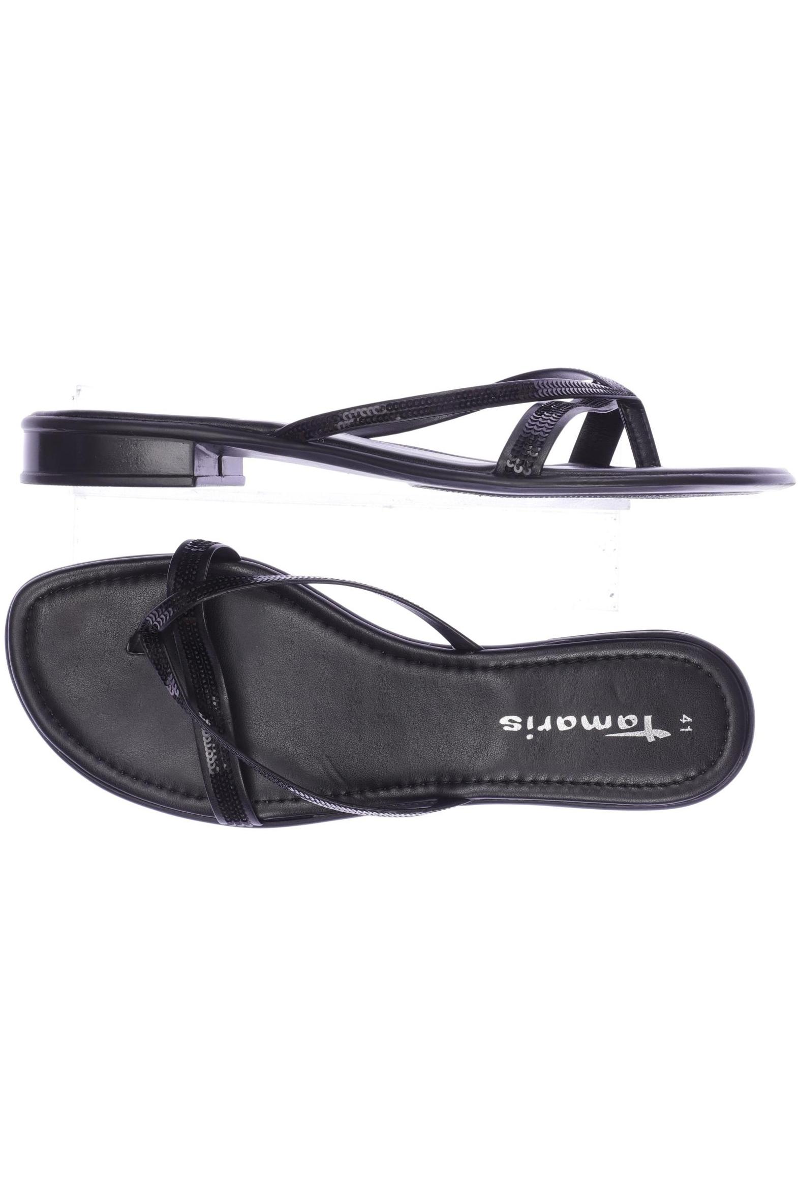 

Tamaris Damen Sandale, schwarz, Gr. 41