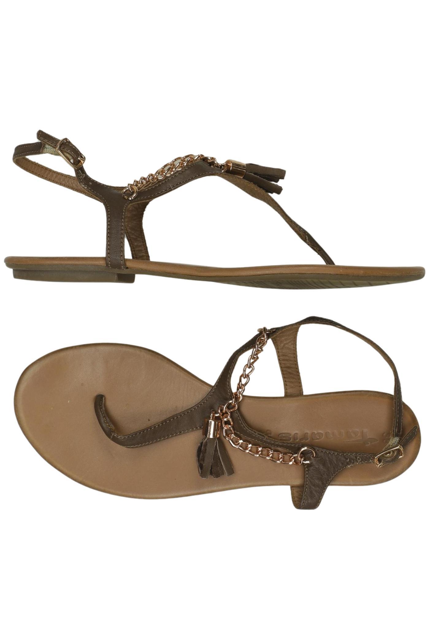 

Tamaris Damen Sandale, braun, Gr. 38