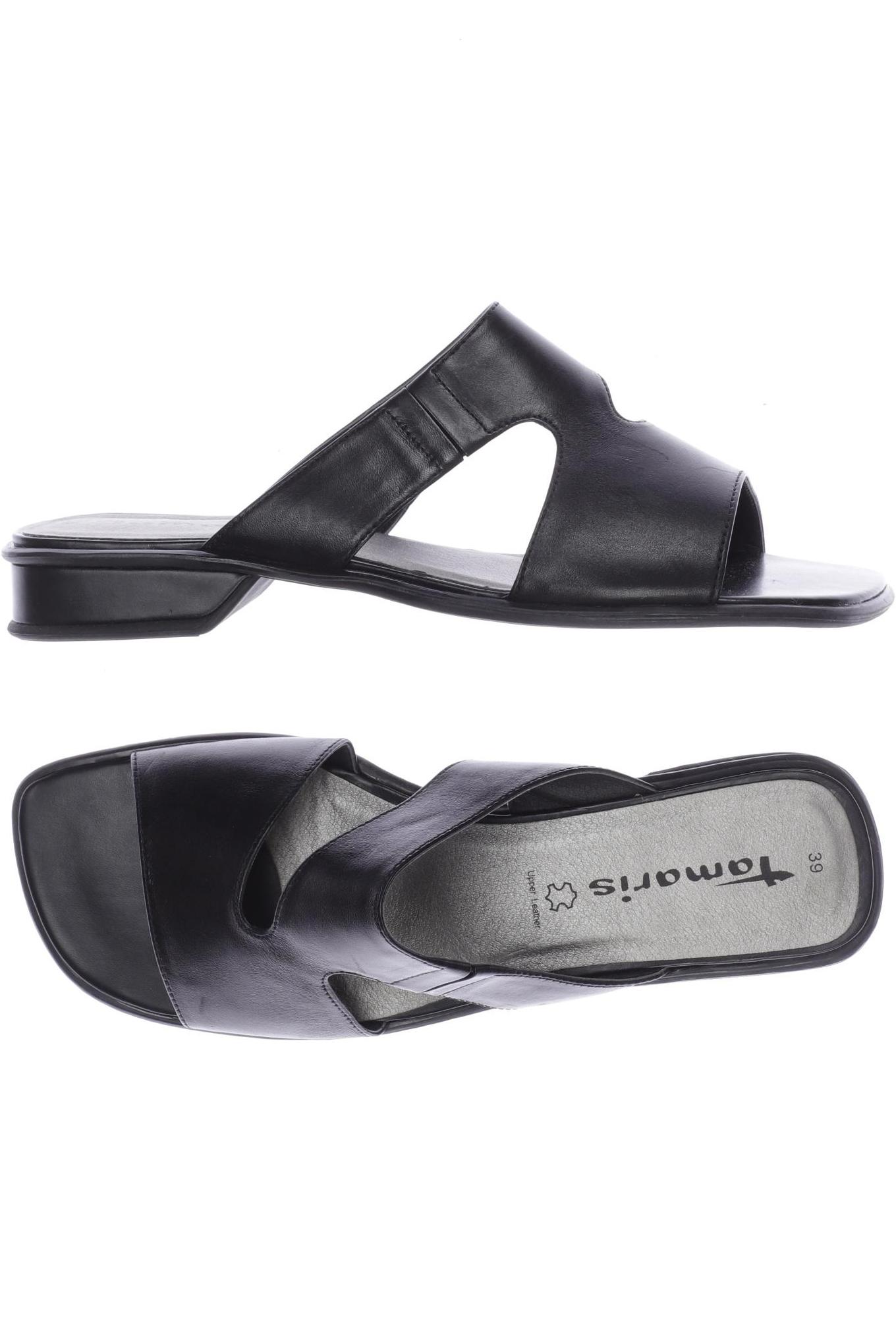 

Tamaris Damen Sandale, schwarz, Gr. 39