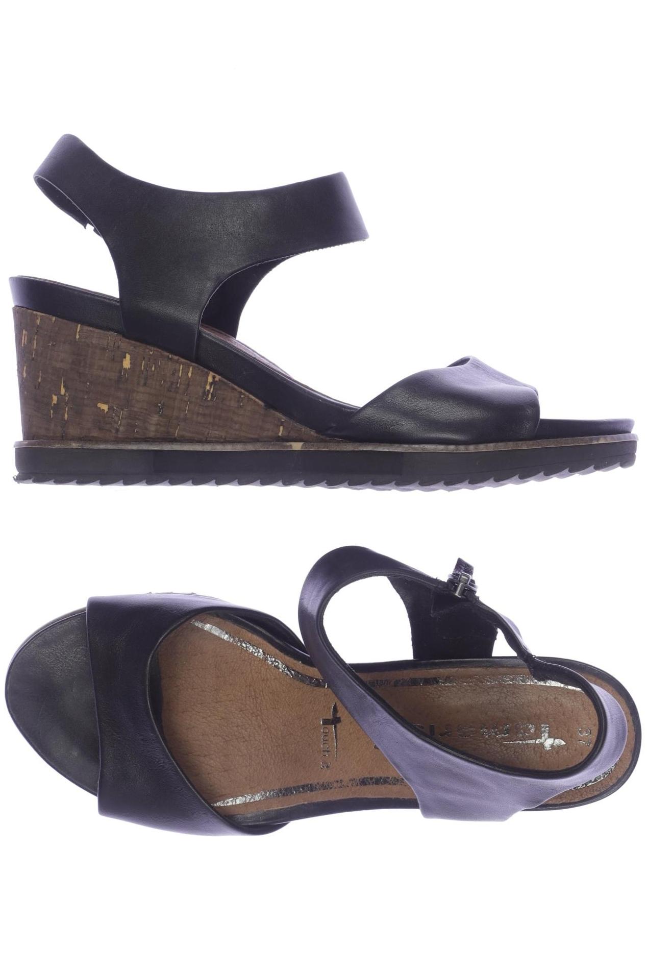

Tamaris Damen Sandale, schwarz, Gr. 37