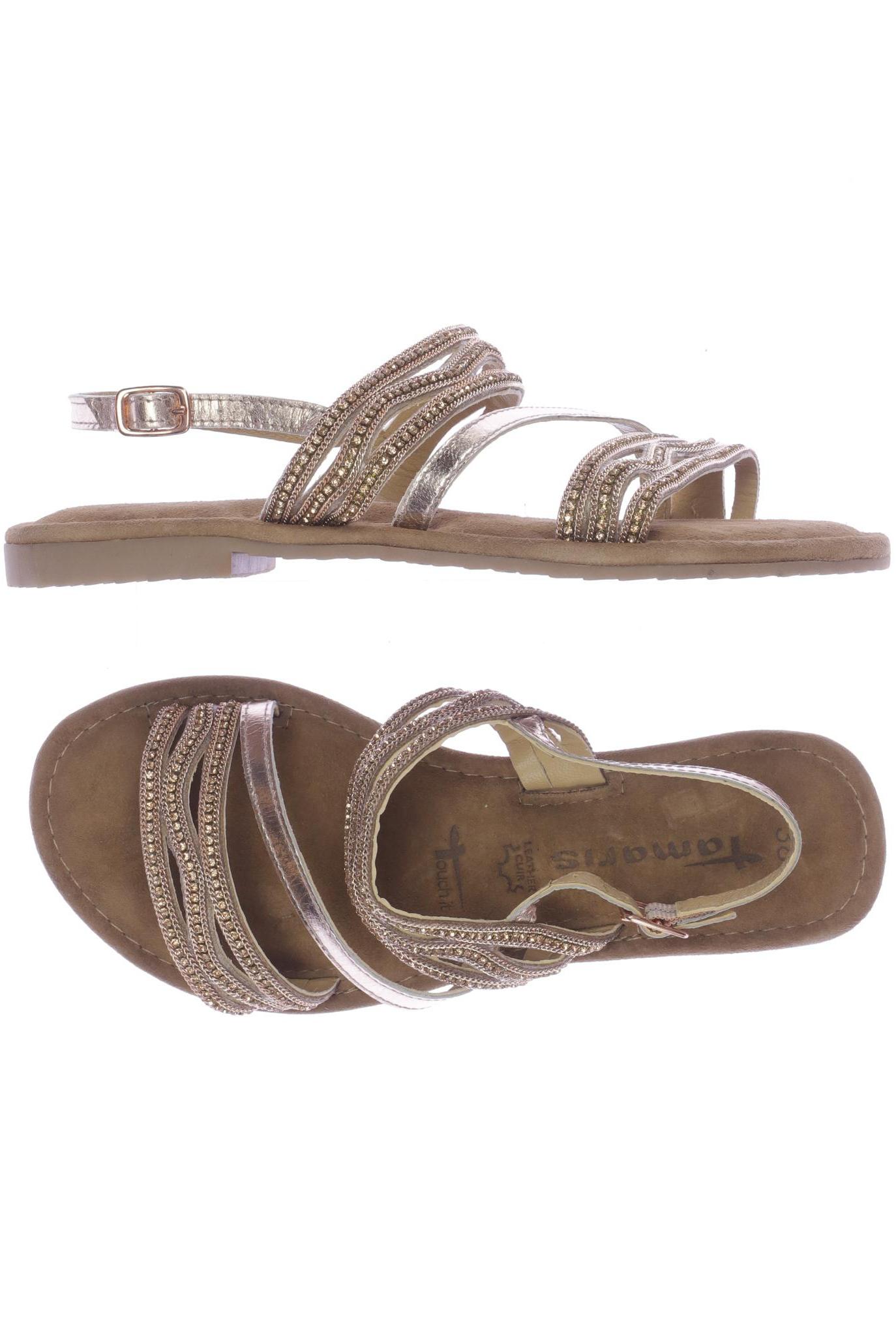 

Tamaris Damen Sandale, gold