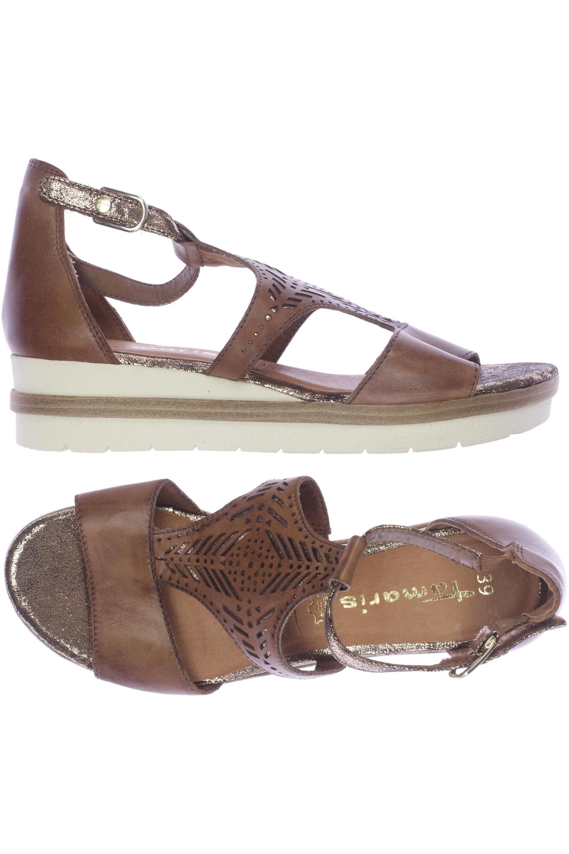 

Tamaris Damen Sandale, braun, Gr. 39