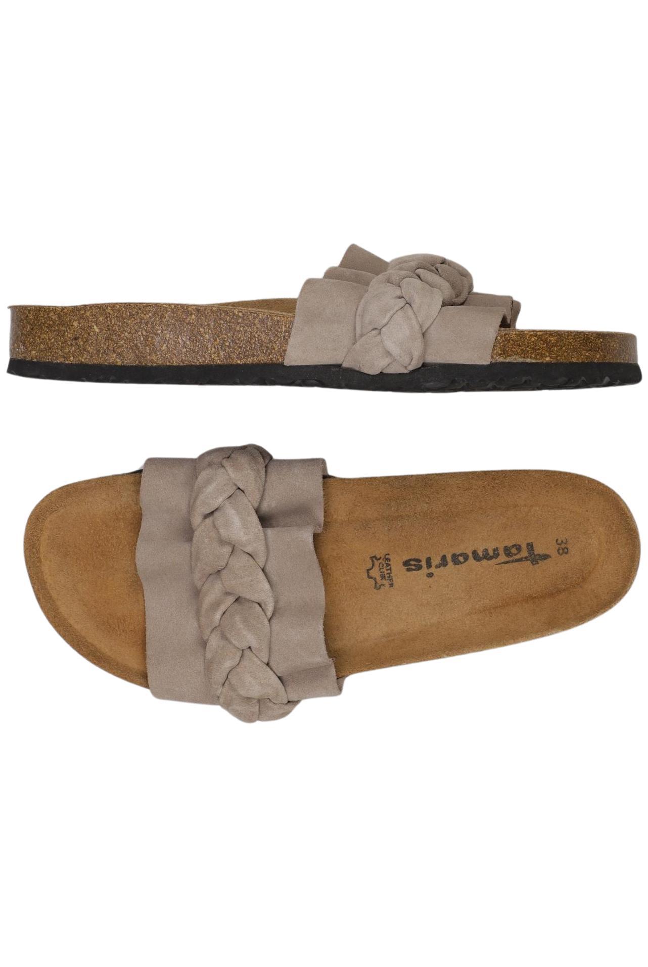 

Tamaris Damen Sandale, beige, Gr. 38