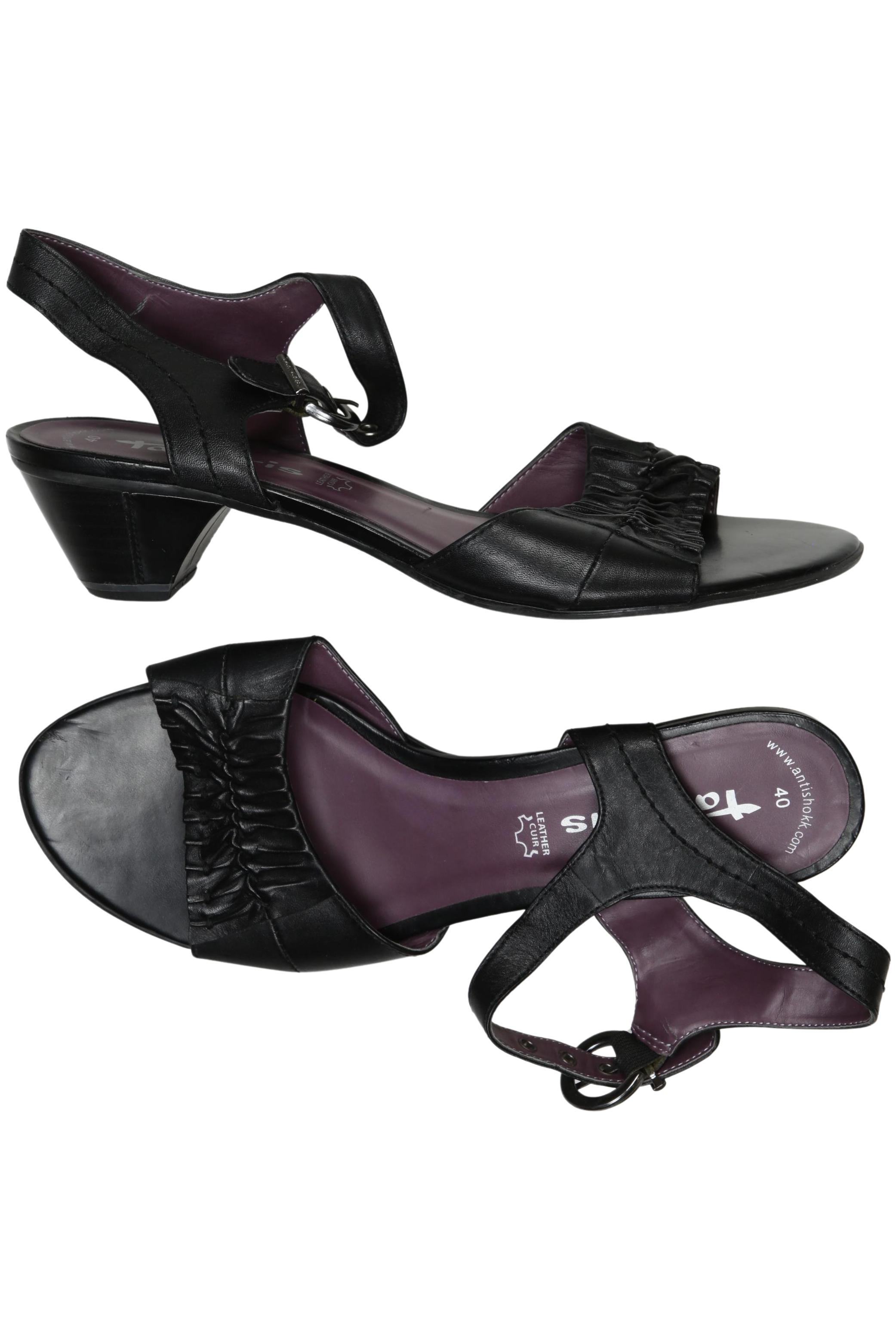 

Tamaris Damen Sandale, schwarz, Gr. 40