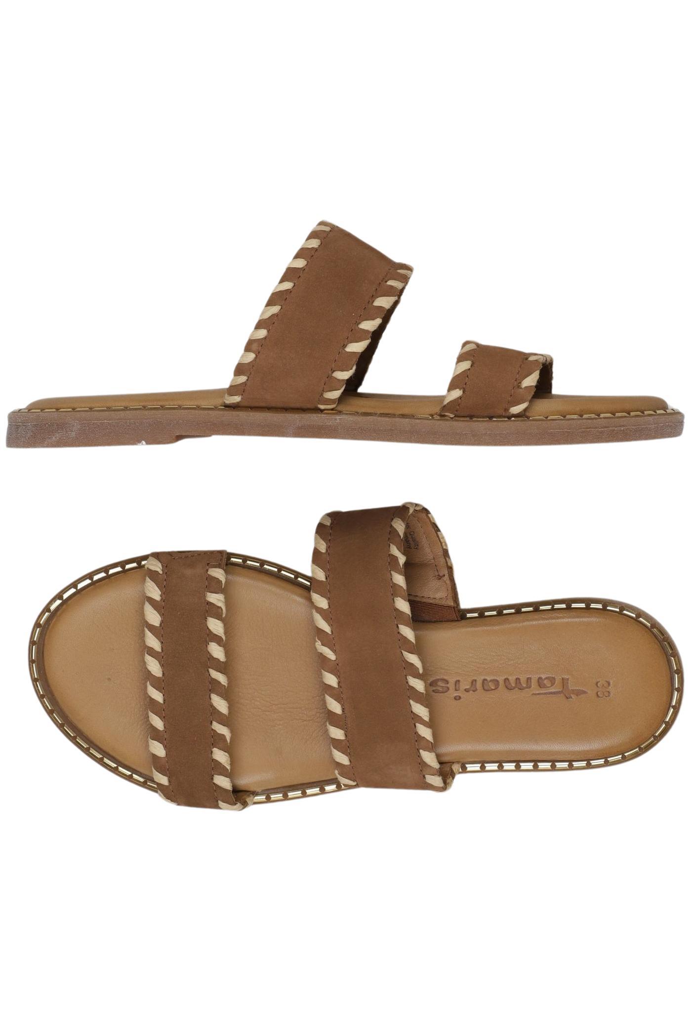 

Tamaris Damen Sandale, braun, Gr. 38