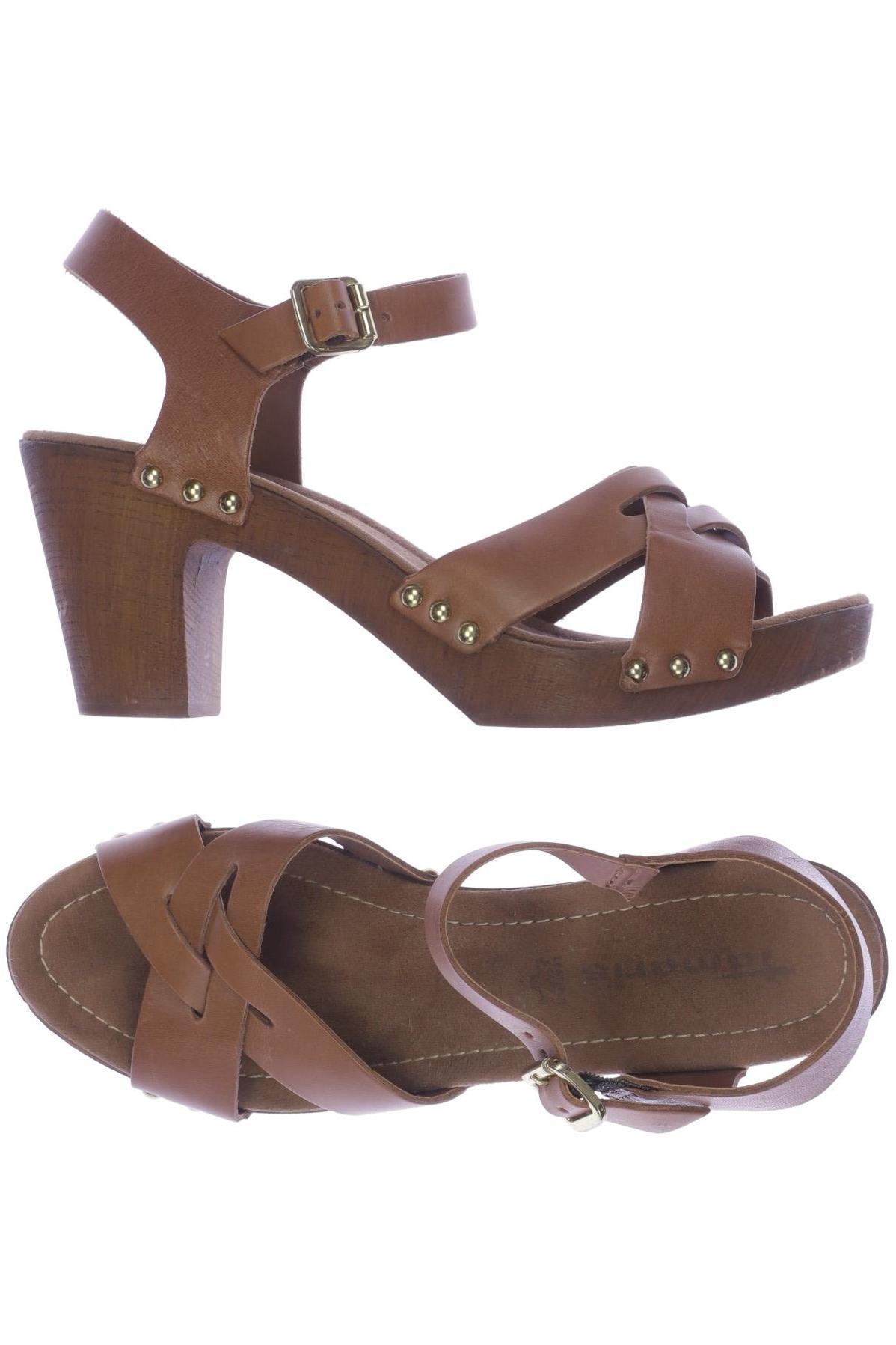 

Tamaris Damen Sandale, braun, Gr. 41