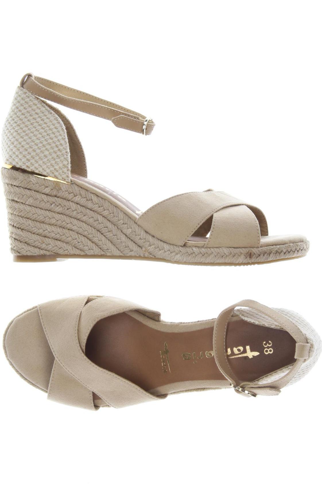 

Tamaris Damen Sandale, beige, Gr. 38