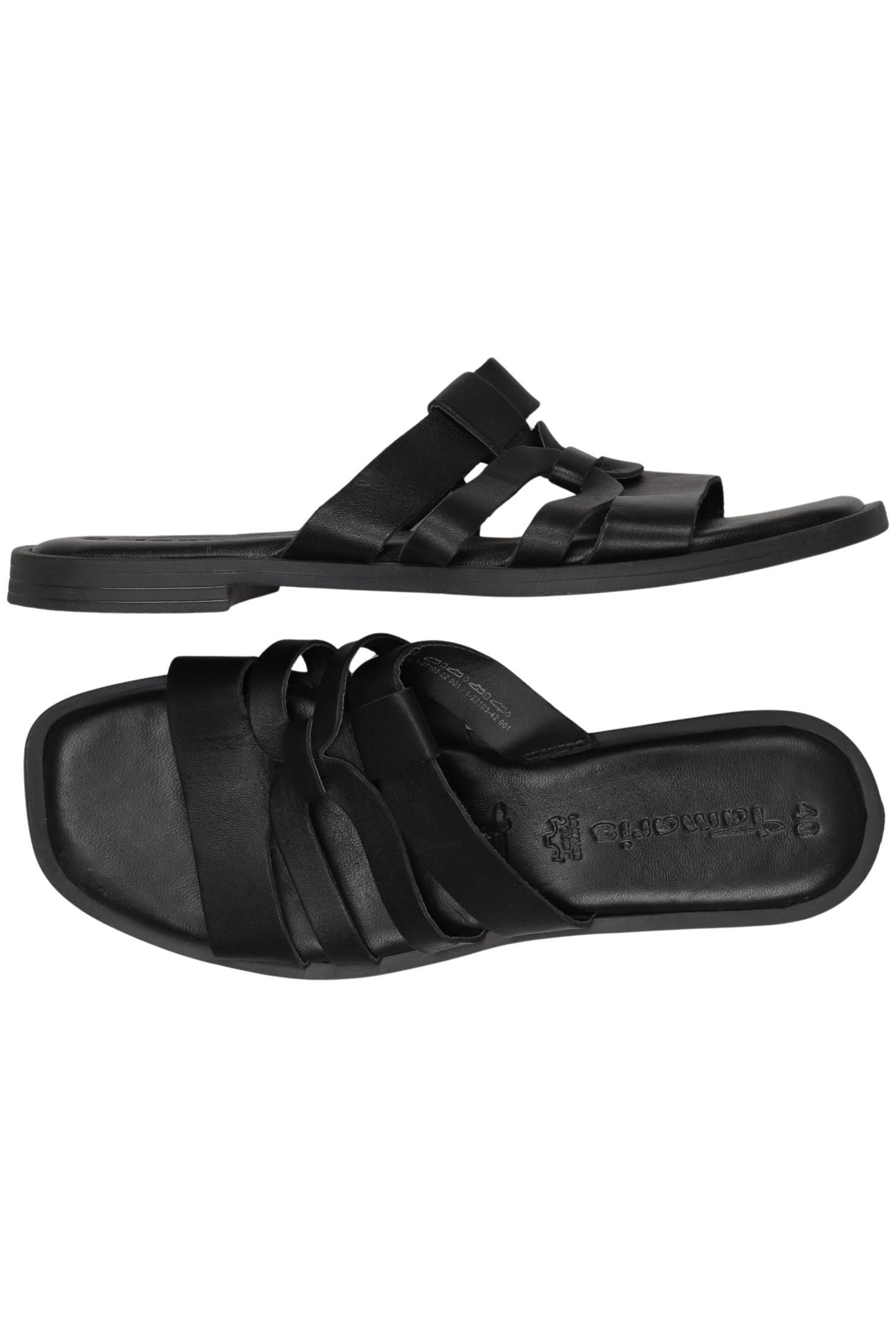 

Tamaris Damen Sandale, schwarz, Gr. 40