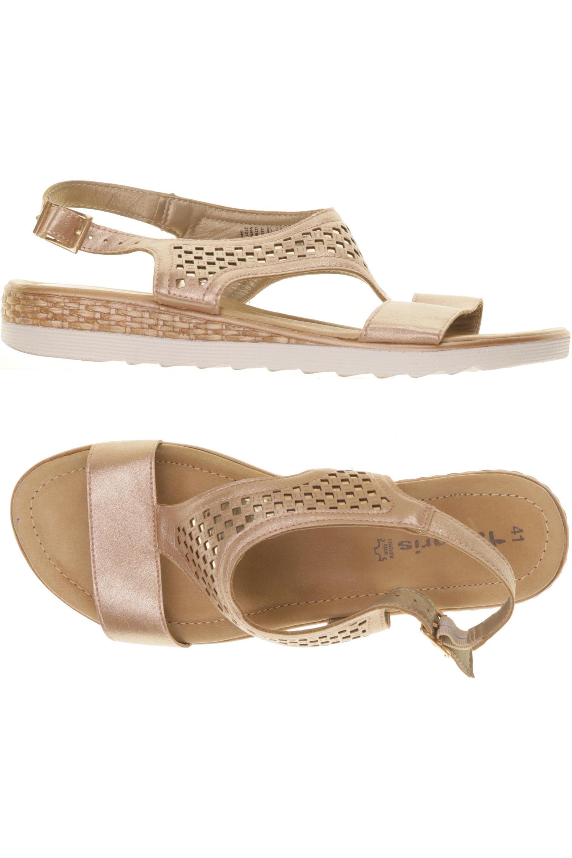 

Tamaris Damen Sandale, beige, Gr. 41
