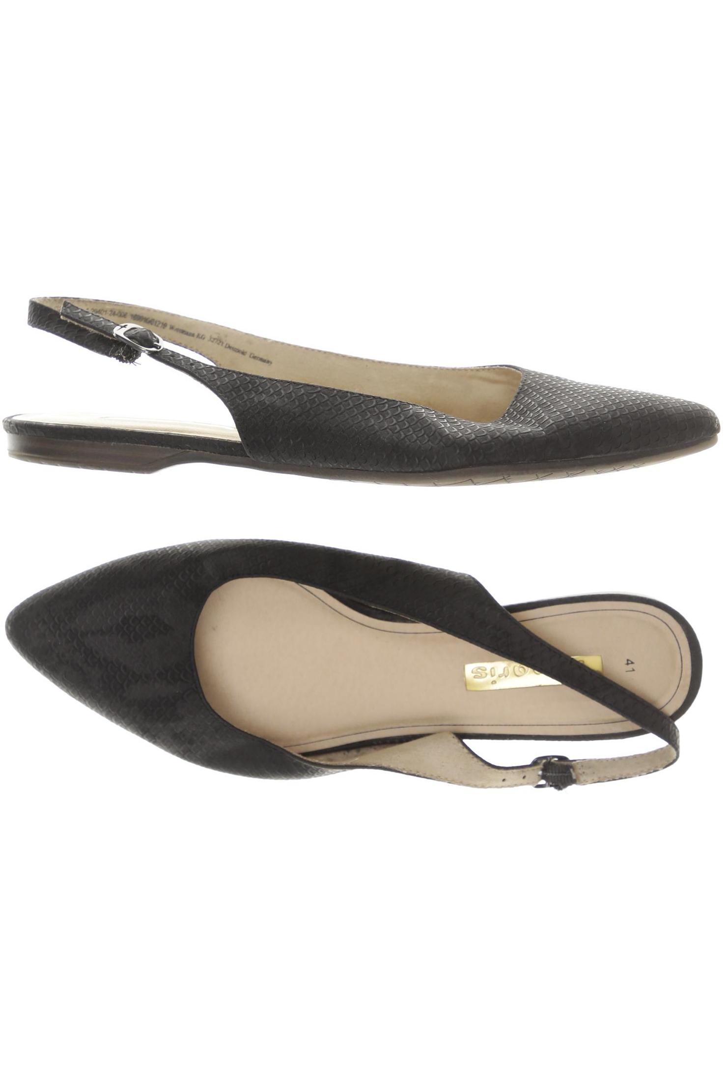 

Tamaris Damen Sandale, schwarz, Gr. 41