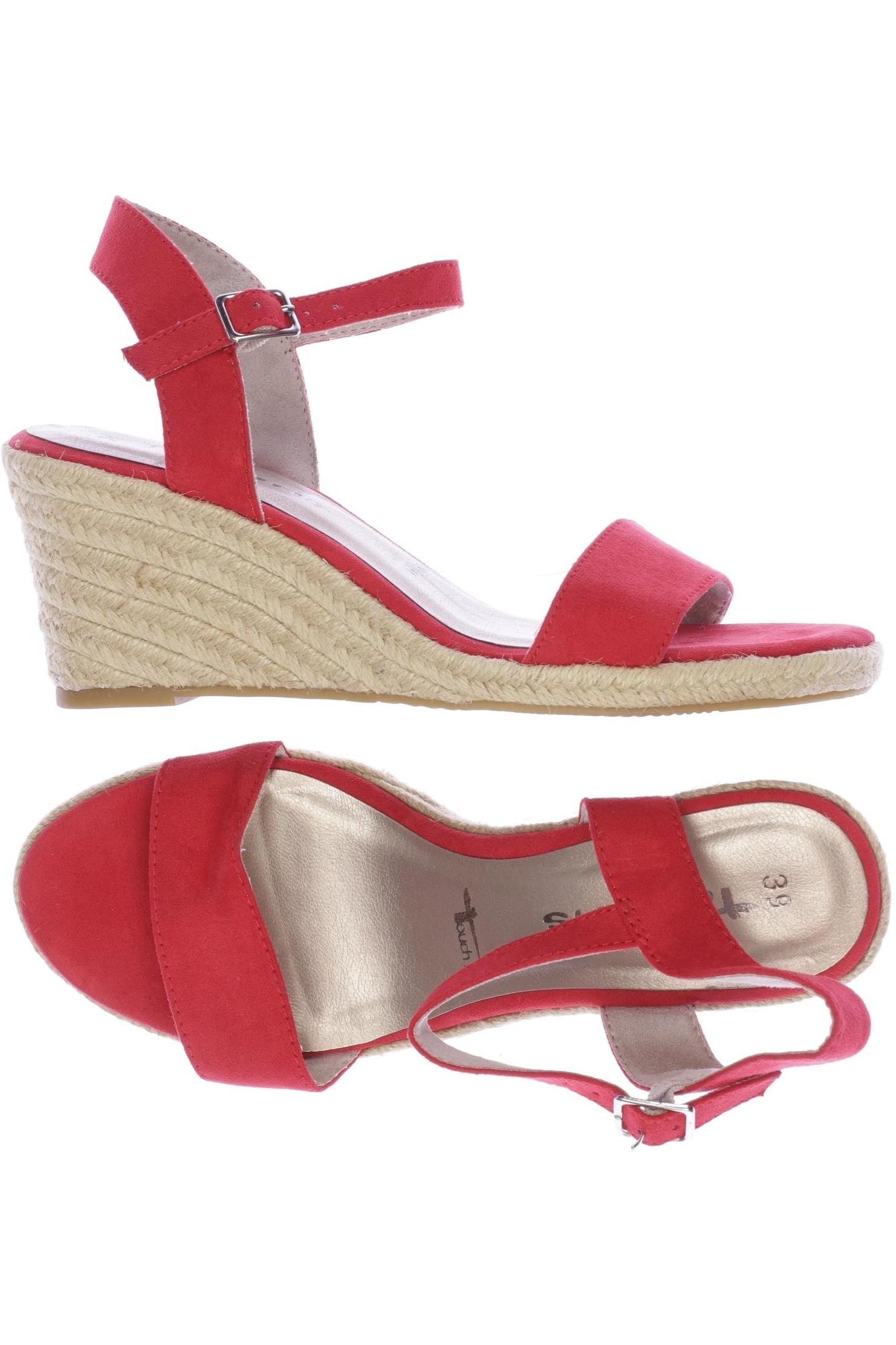 

Tamaris Damen Sandale, rot, Gr. 39