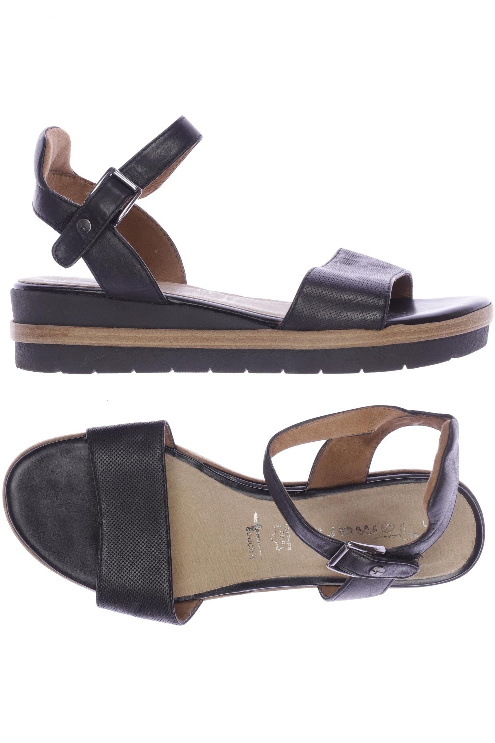 

Tamaris Damen Sandale, schwarz