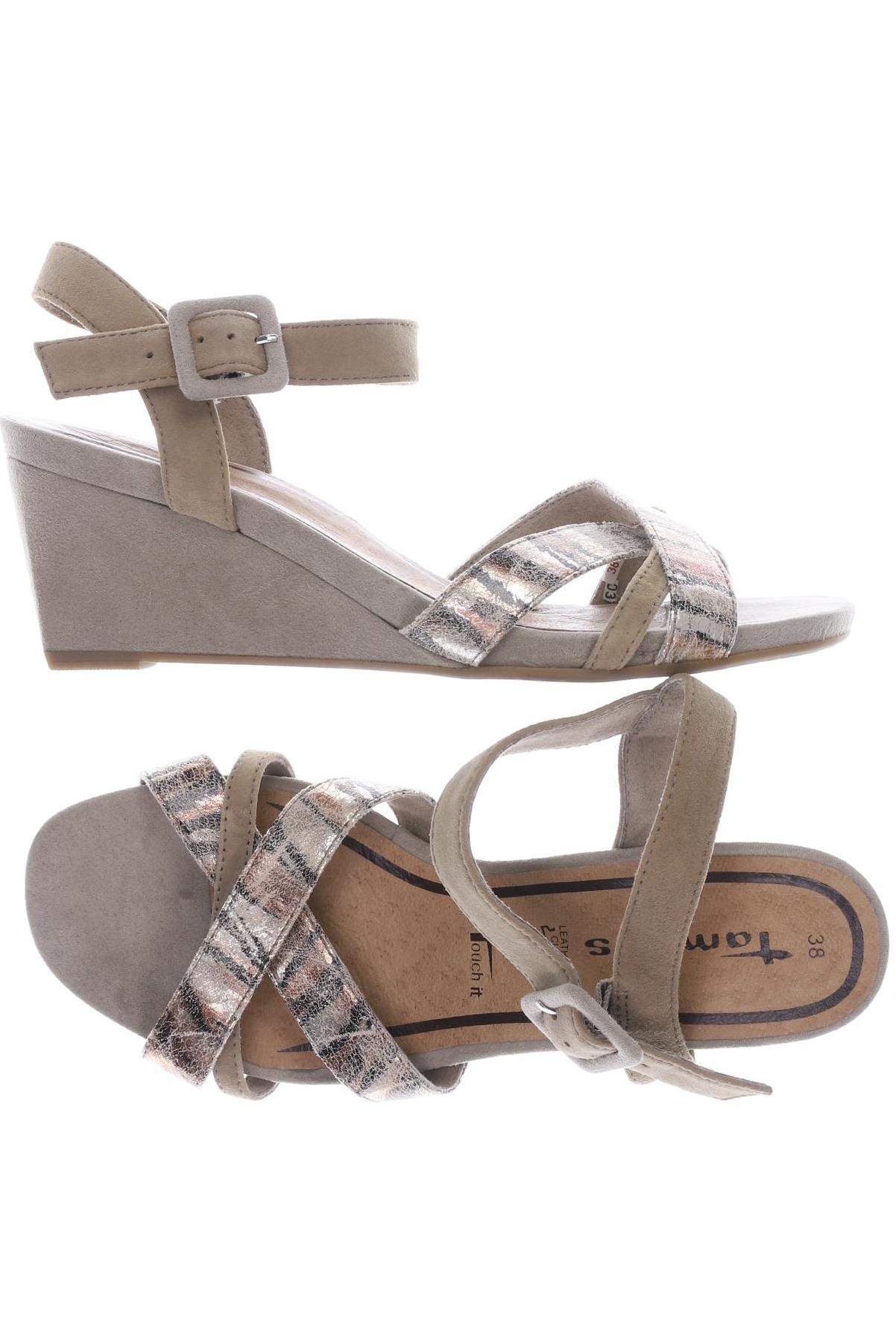 

Tamaris Damen Sandale, beige, Gr. 38