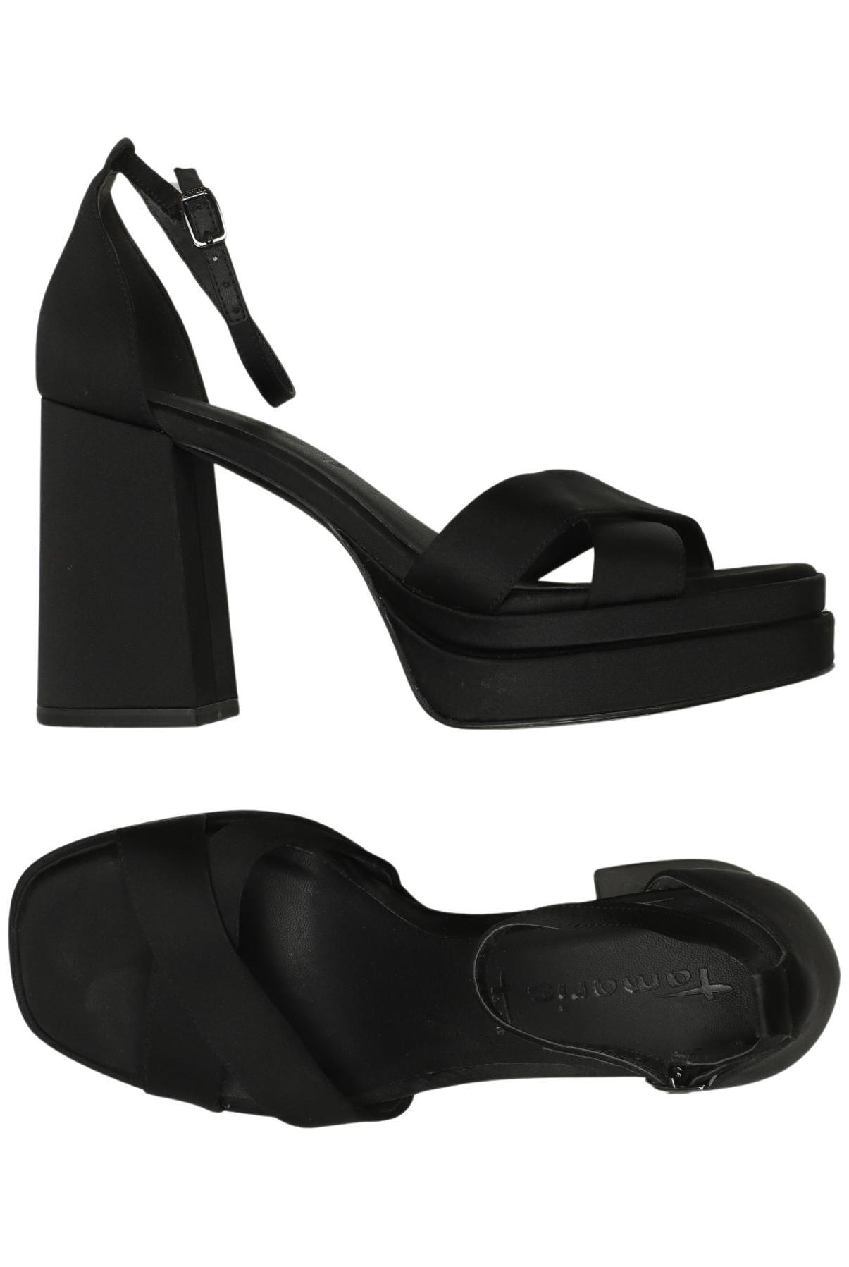 

Tamaris Damen Sandale, schwarz, Gr. 39
