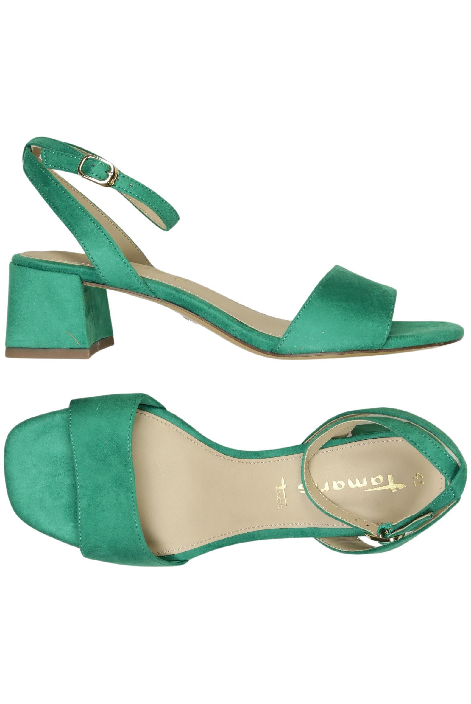 

Tamaris Damen Sandale, grün, Gr. 41