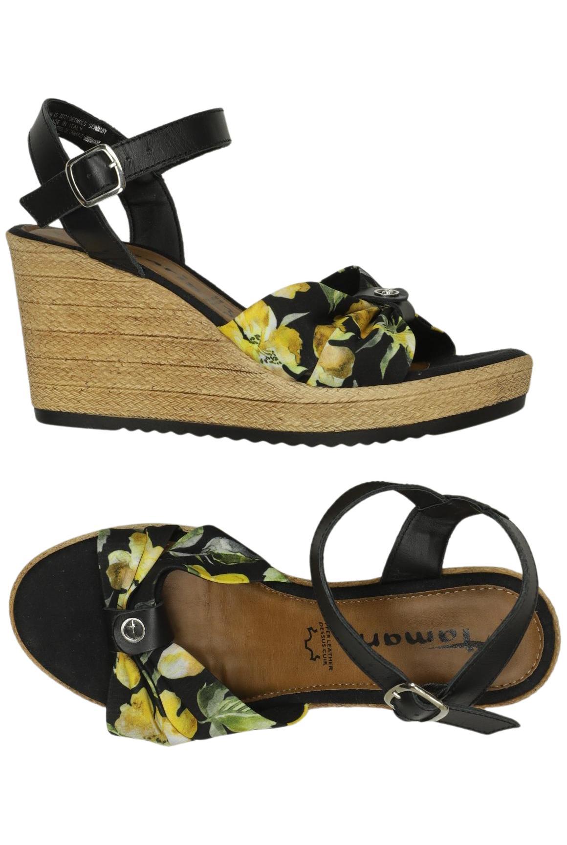 

Tamaris Damen Sandale, schwarz, Gr. 36