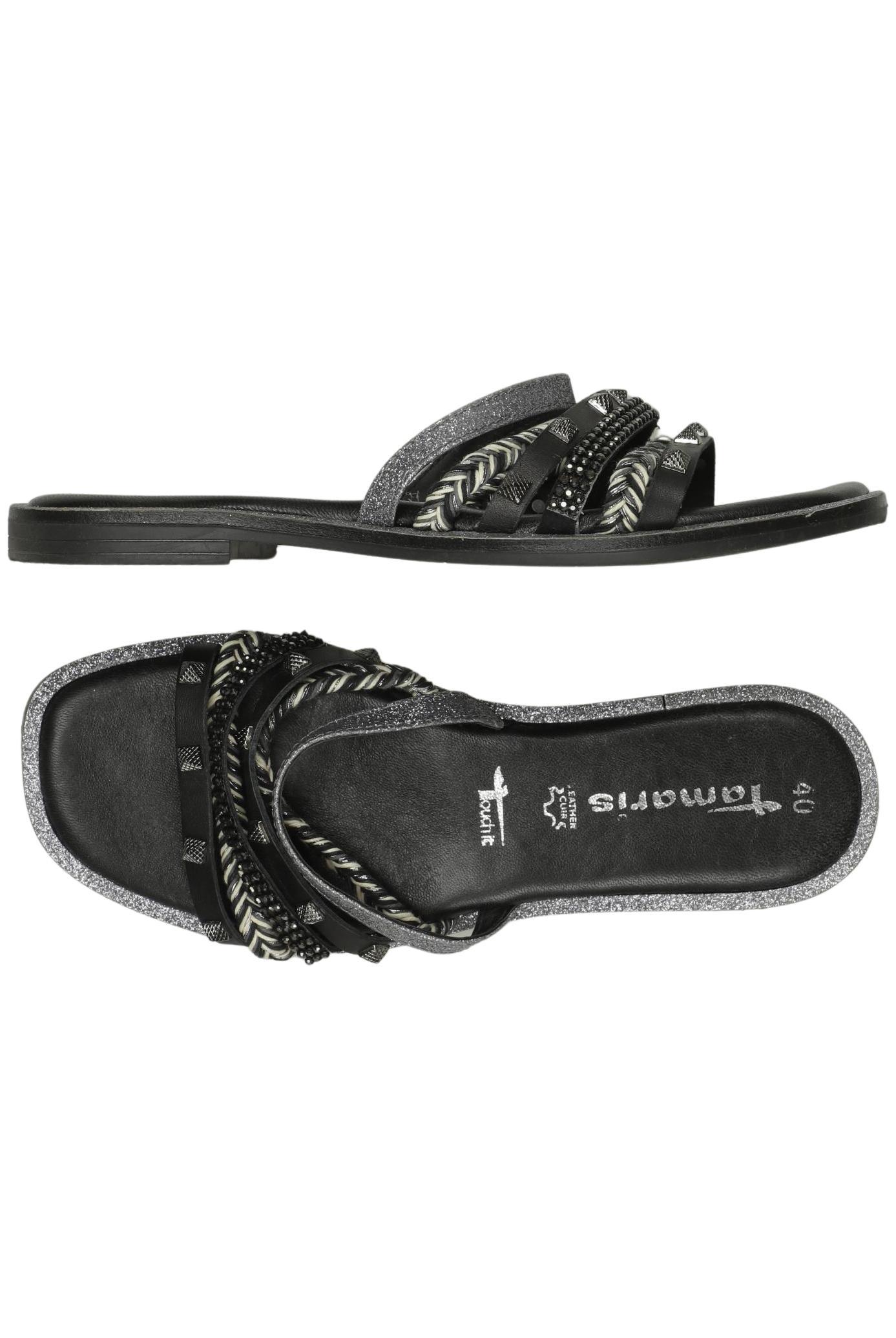 

Tamaris Damen Sandale, schwarz, Gr. 40