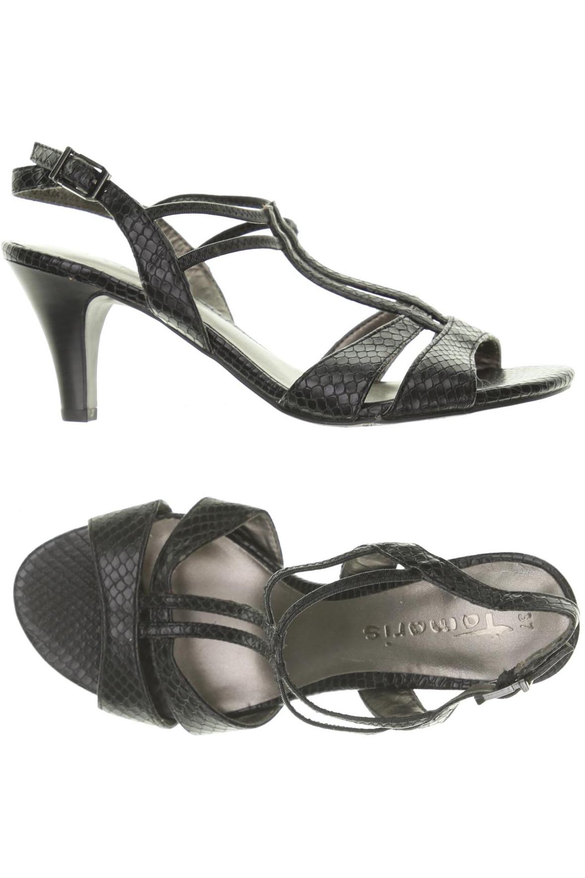

Tamaris Damen Sandale, schwarz, Gr. 37
