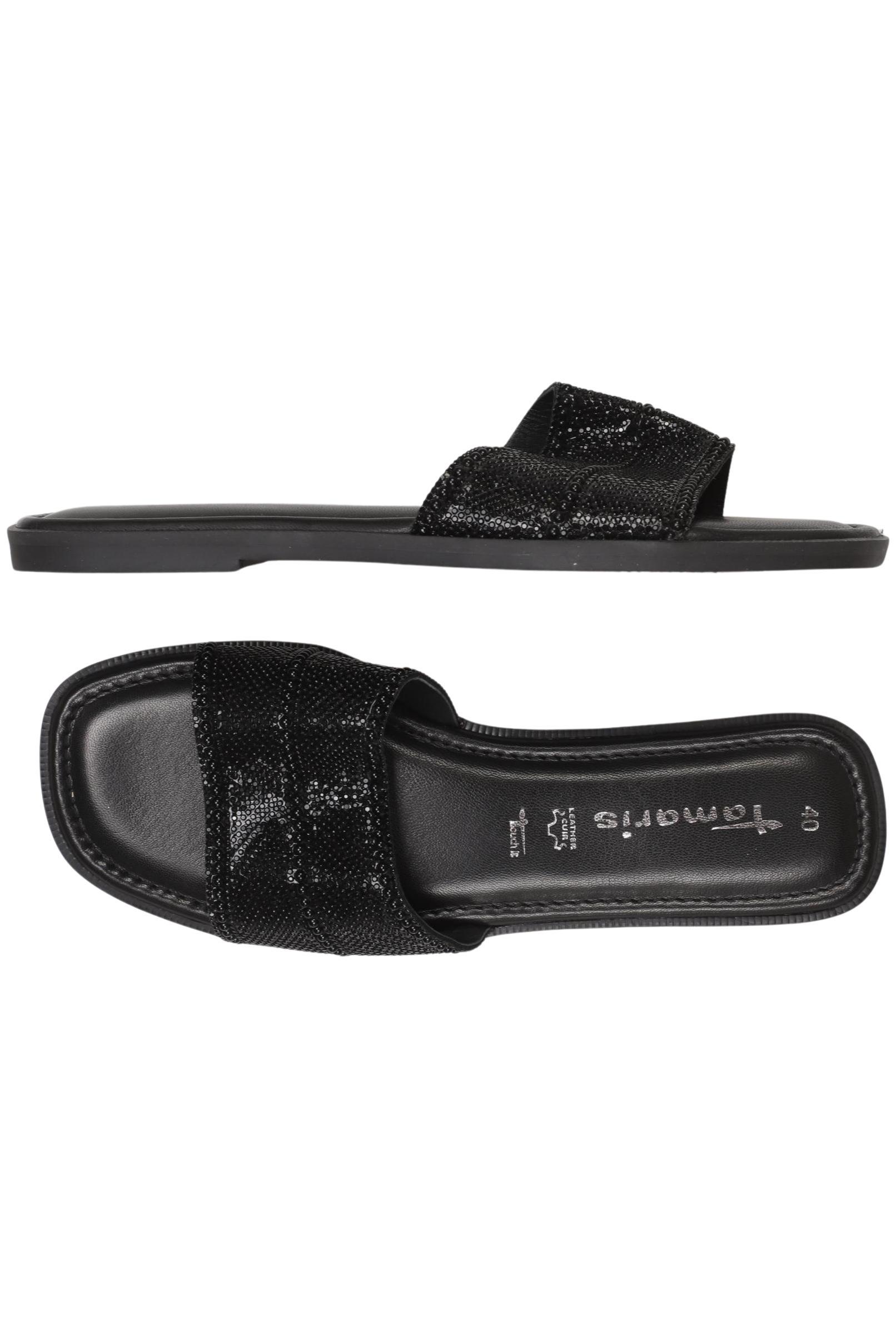 

Tamaris Damen Sandale, schwarz, Gr. 40