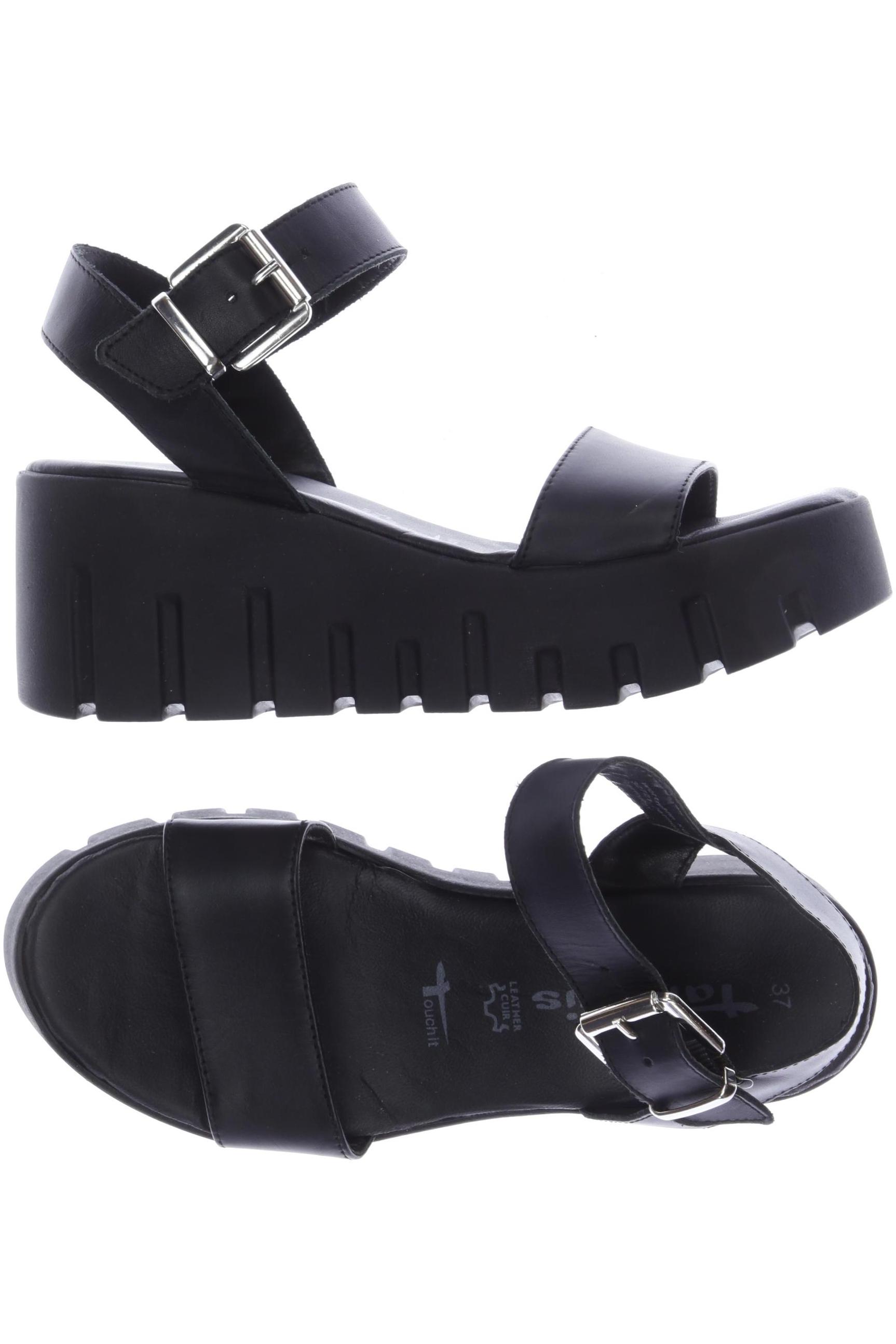 

Tamaris Damen Sandale, schwarz, Gr. 37