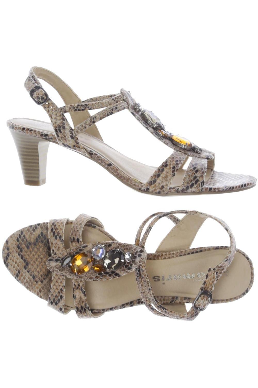 

Tamaris Damen Sandale, beige, Gr. 37