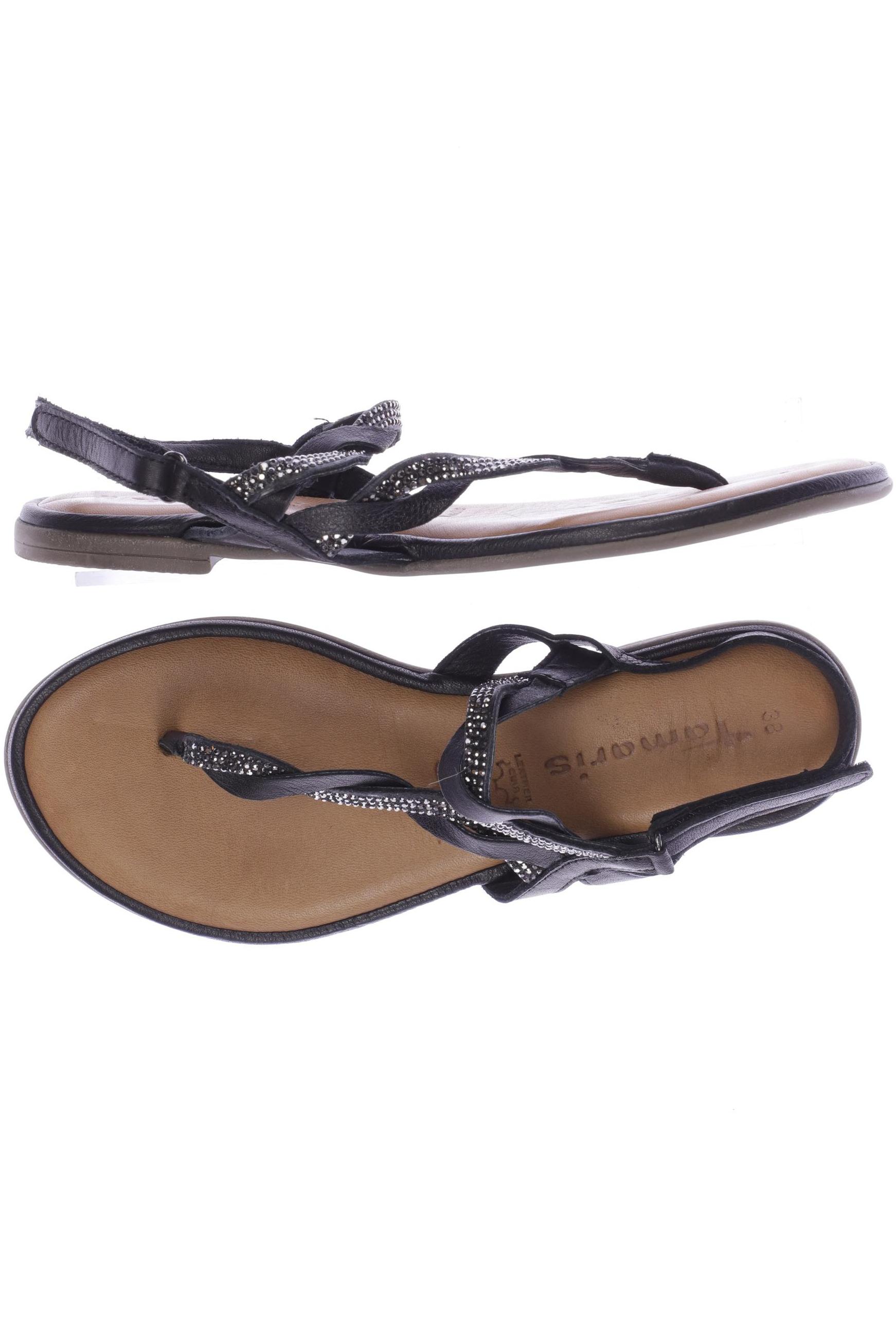 

Tamaris Damen Sandale, schwarz