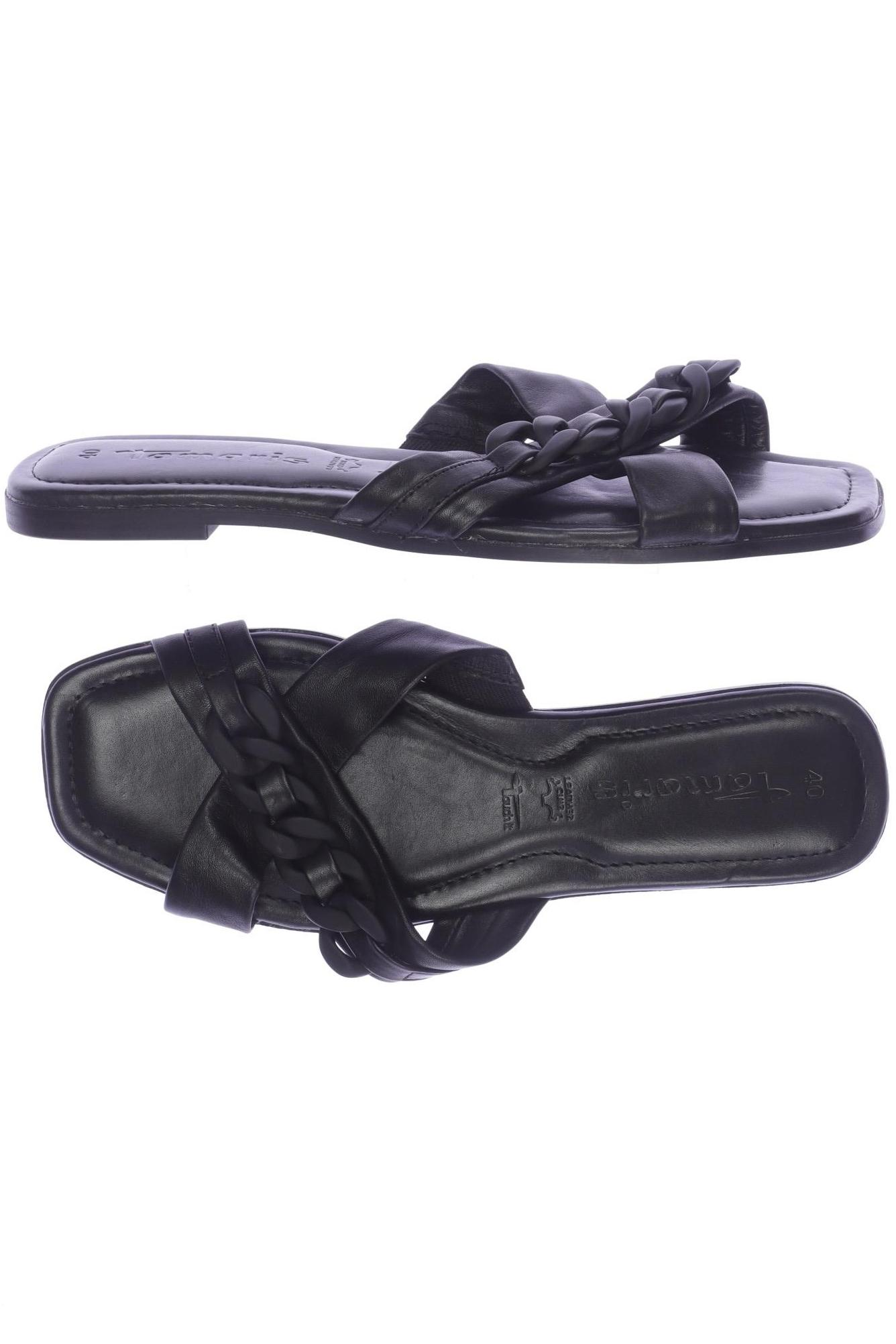 

Tamaris Damen Sandale, schwarz, Gr. 40