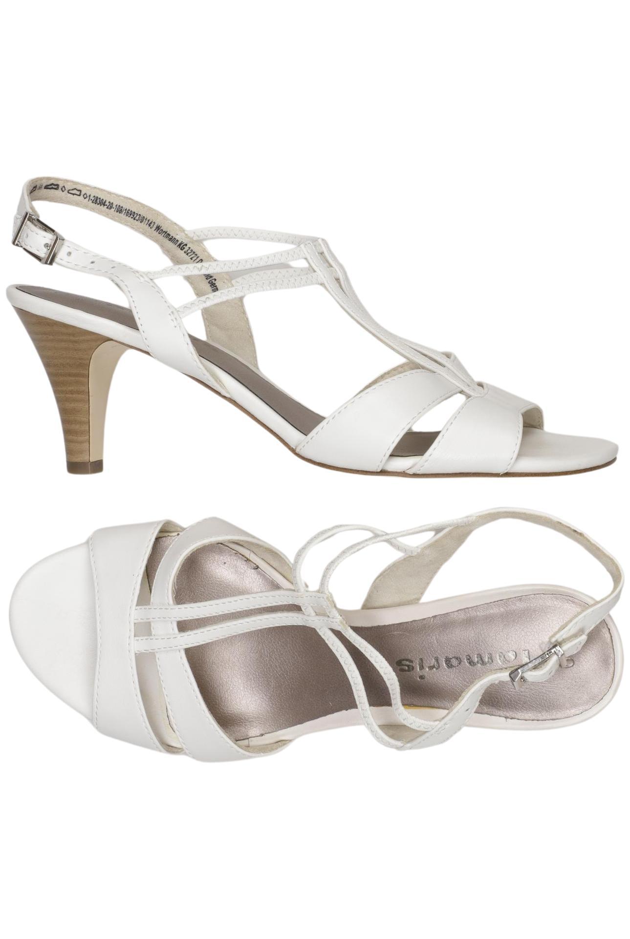 

Tamaris Damen Sandale, weiß, Gr. 39