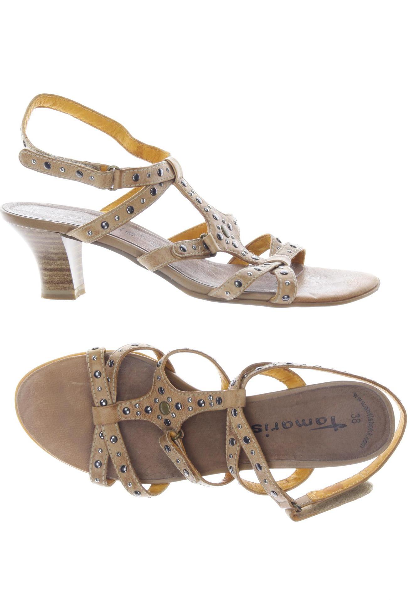 

Tamaris Damen Sandale, braun, Gr. 38