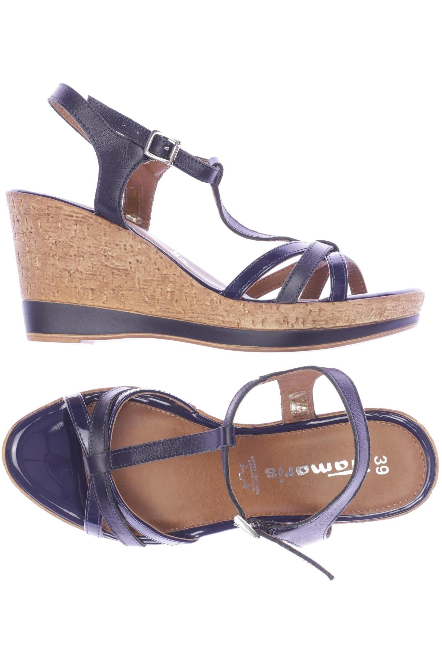 

Tamaris Damen Sandale, marineblau, Gr. 39