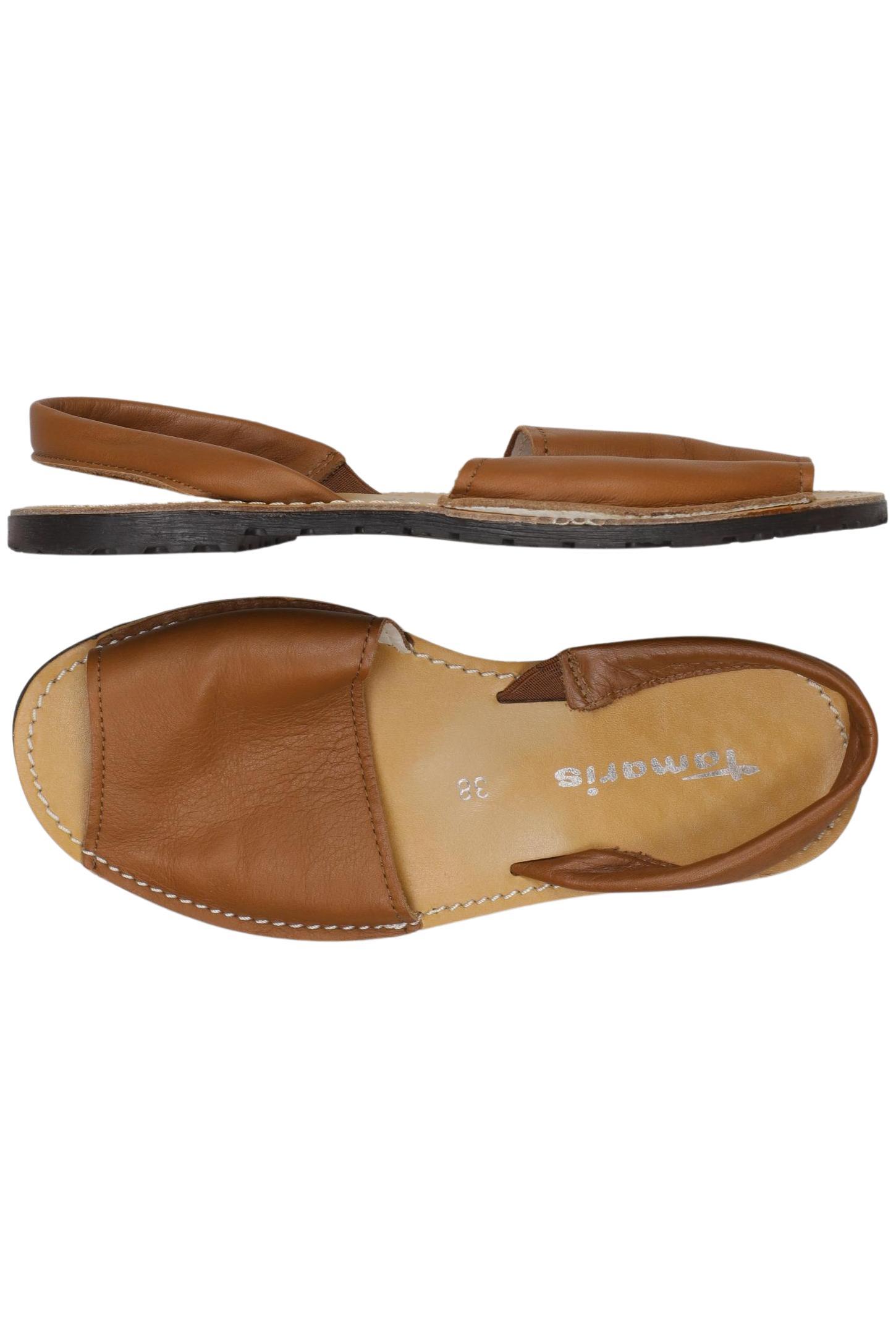 

Tamaris Damen Sandale, braun, Gr. 38