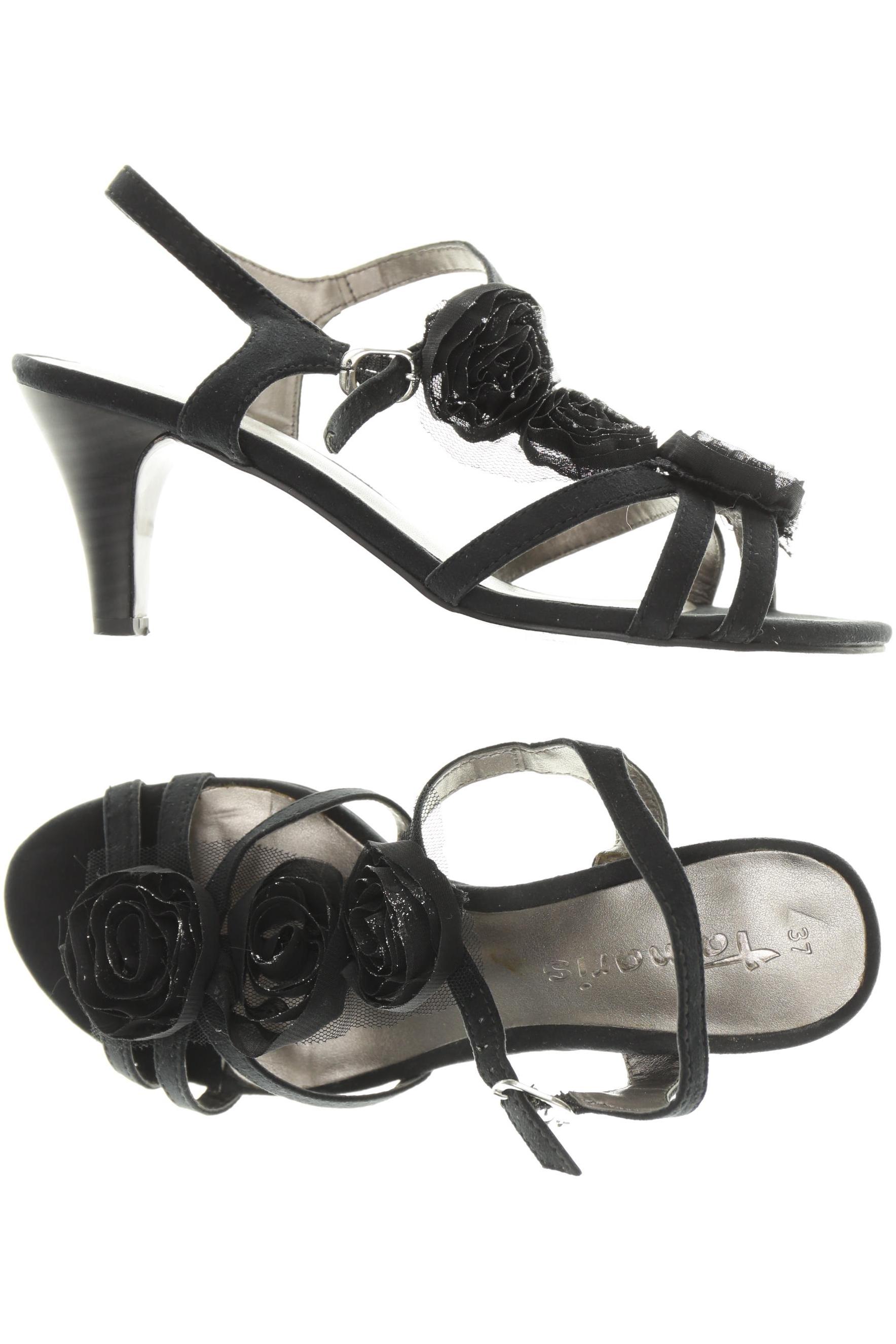 

Tamaris Damen Sandale, schwarz, Gr. 37